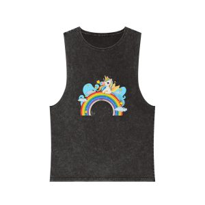 Unicorn V445 Unisex Stonewash Tank Top