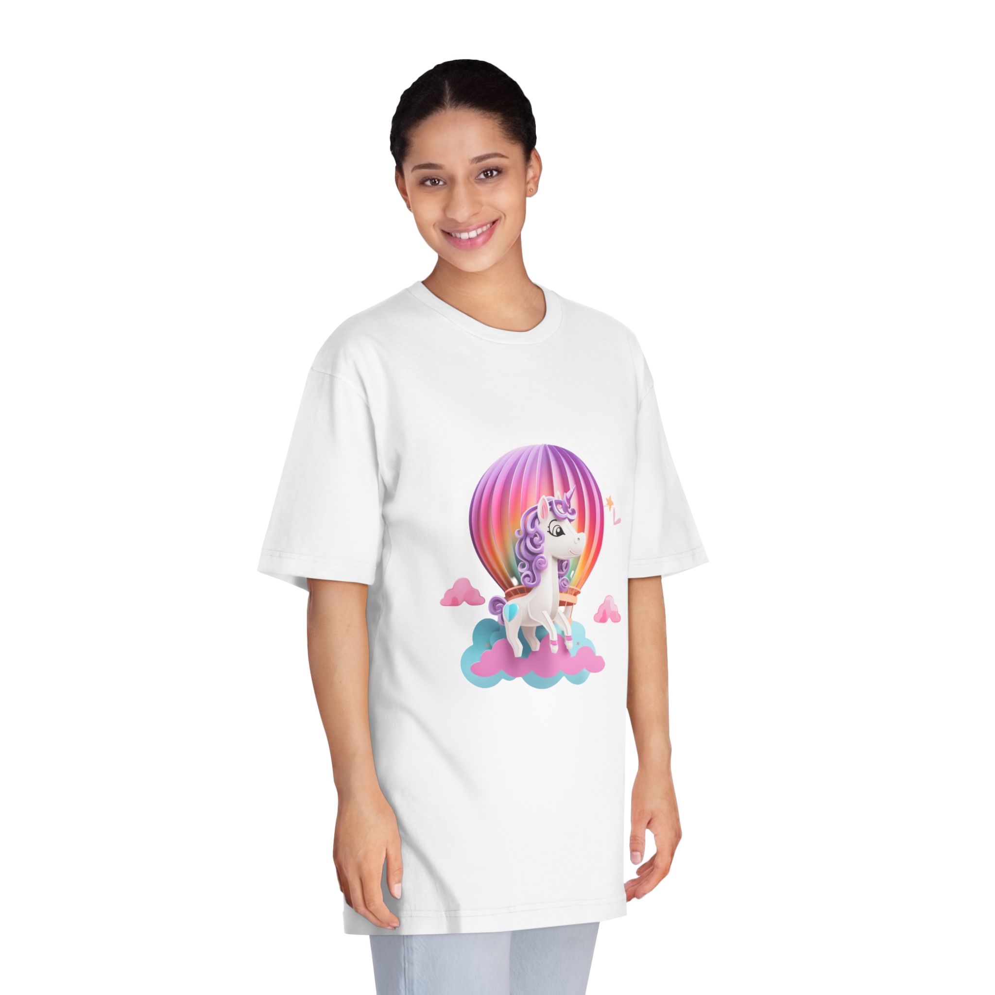 Unicorns 339 Unisex Classic Crewneck T Shirt - Image 3