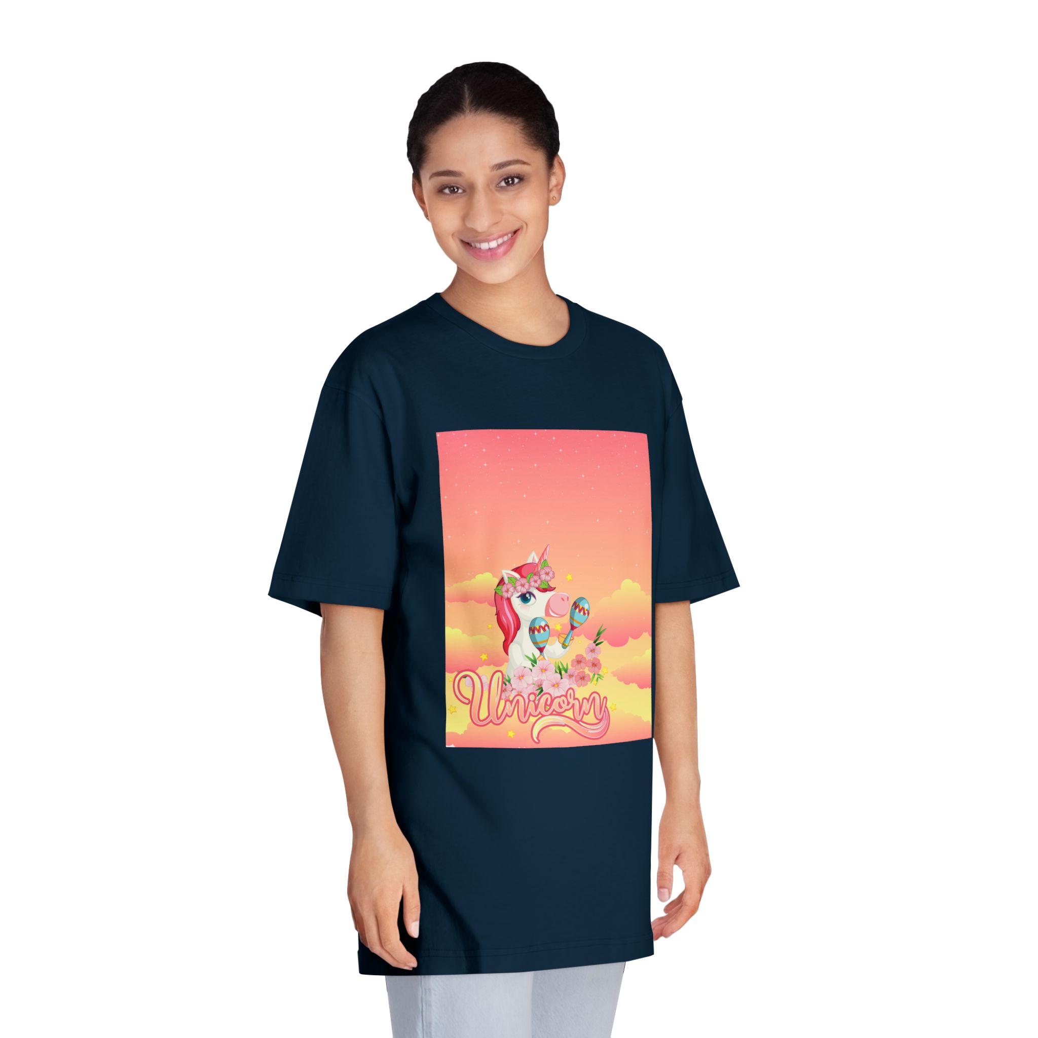 Unicorn V471 Unisex Classic Crewneck T Shirt - Image 19