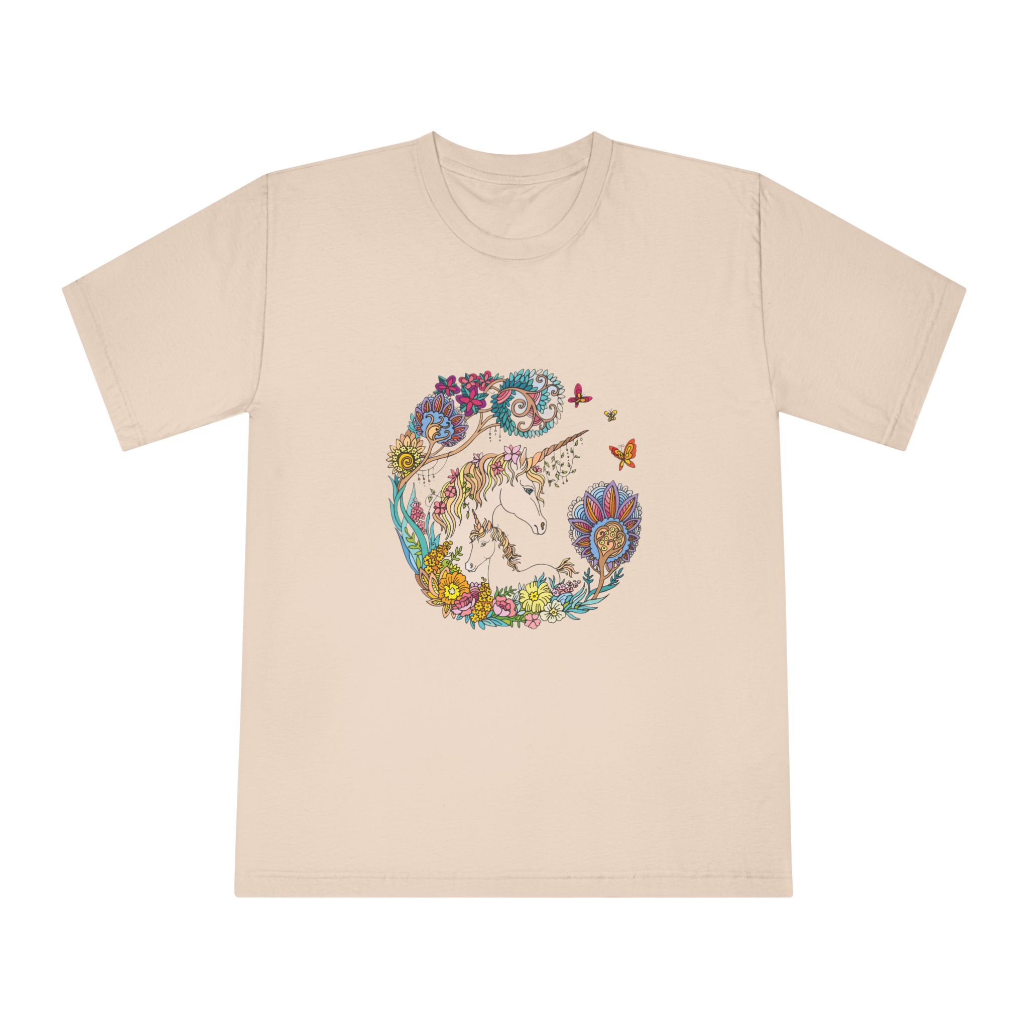Unicorn V846 Unisex Classic Crewneck T Shirt - Image 9