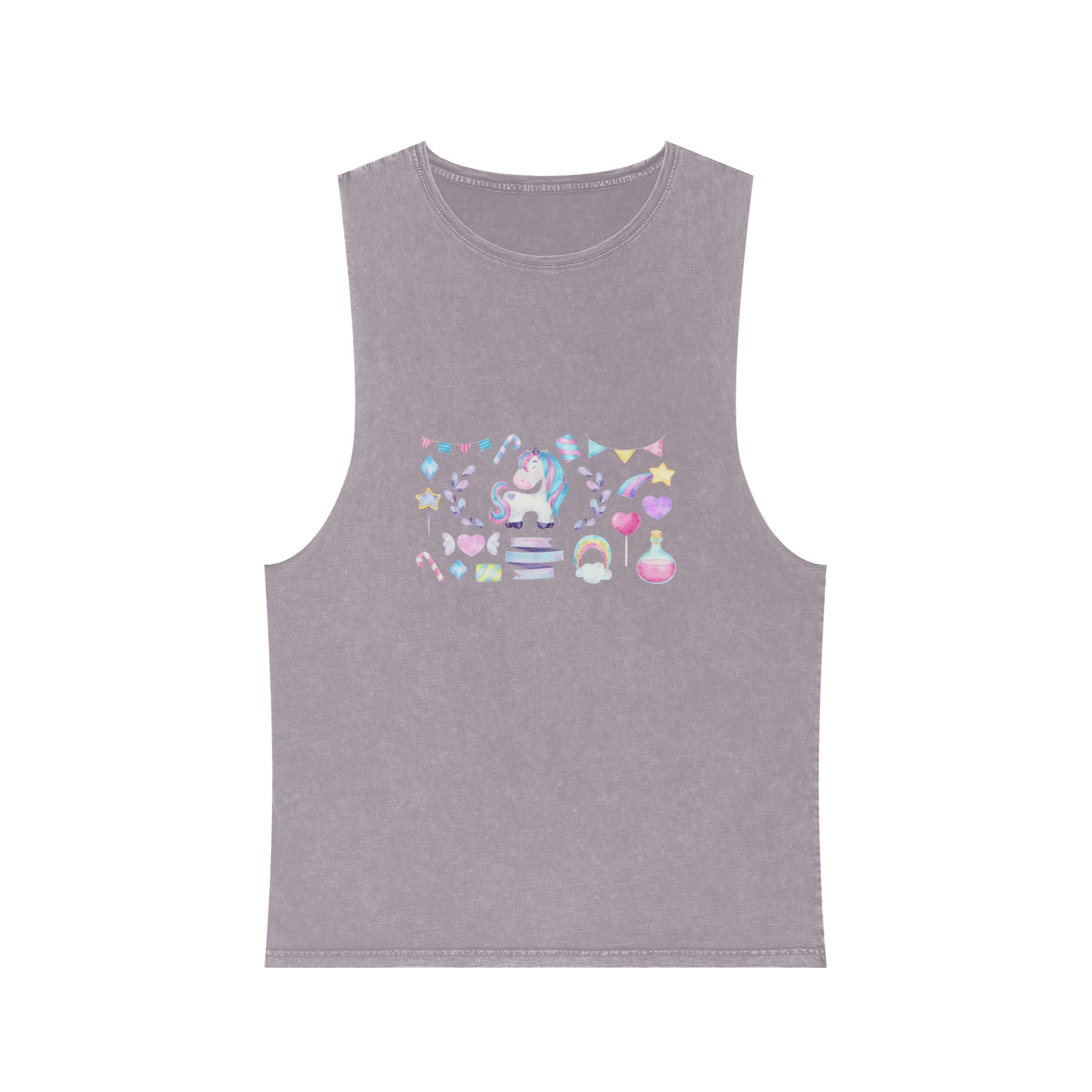Unicorn V376 Unisex Stonewash Tank Top - Image 17