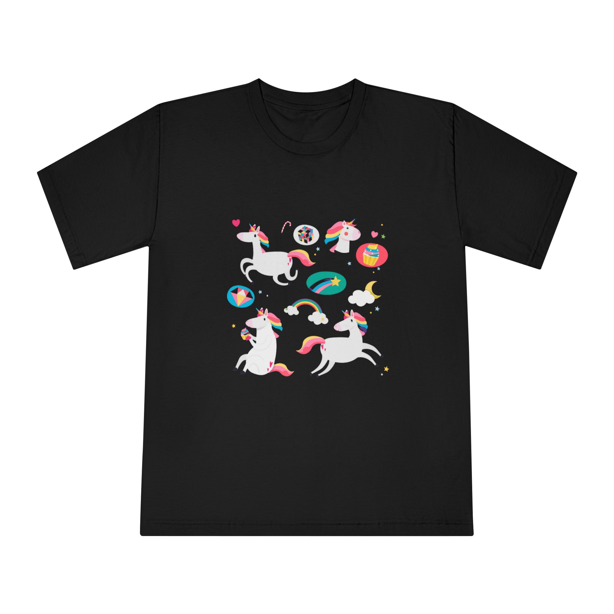 Unicorns 51 Unisex Classic Crewneck T Shirt - Image 5