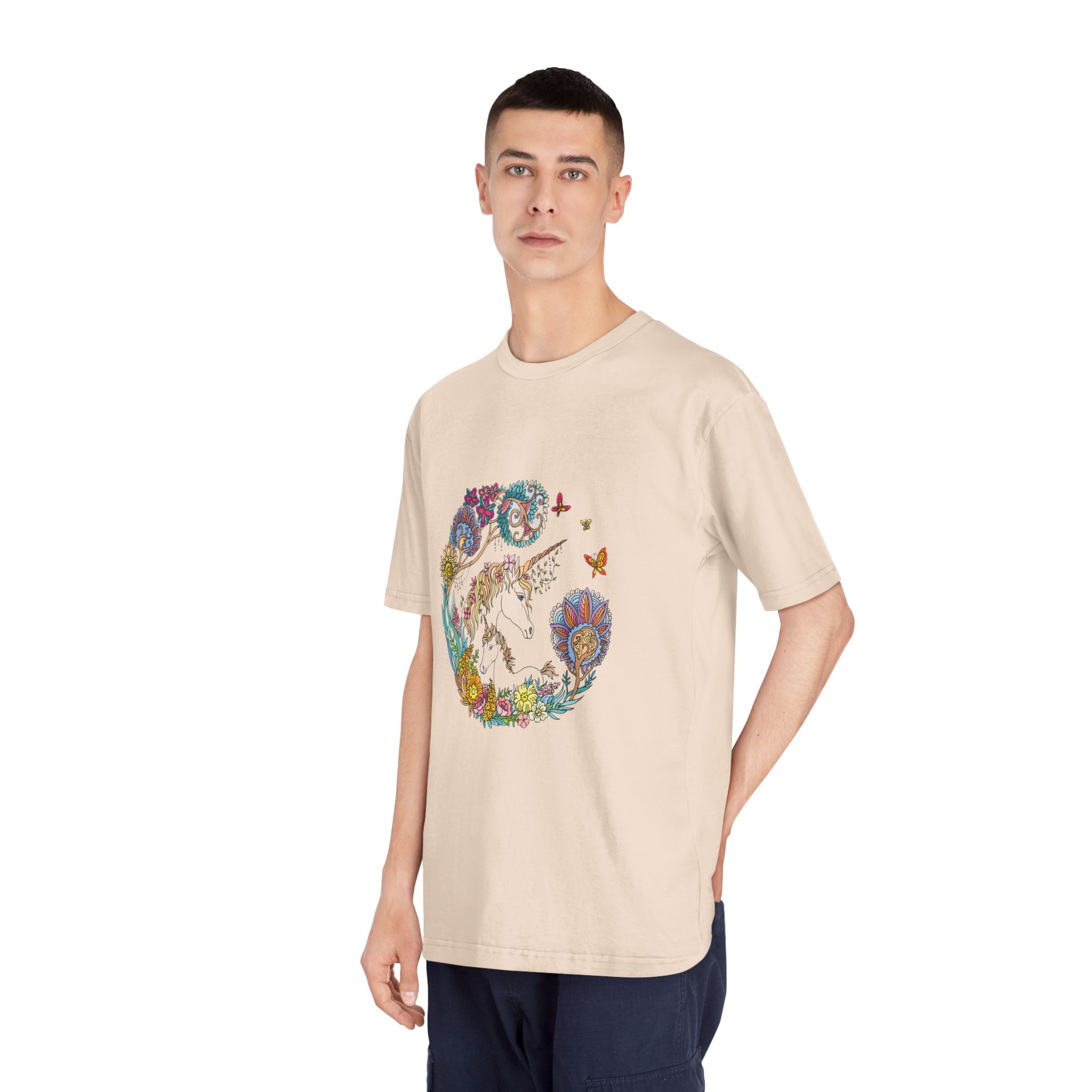 Unicorn V846 Unisex Classic Crewneck T Shirt - Image 12