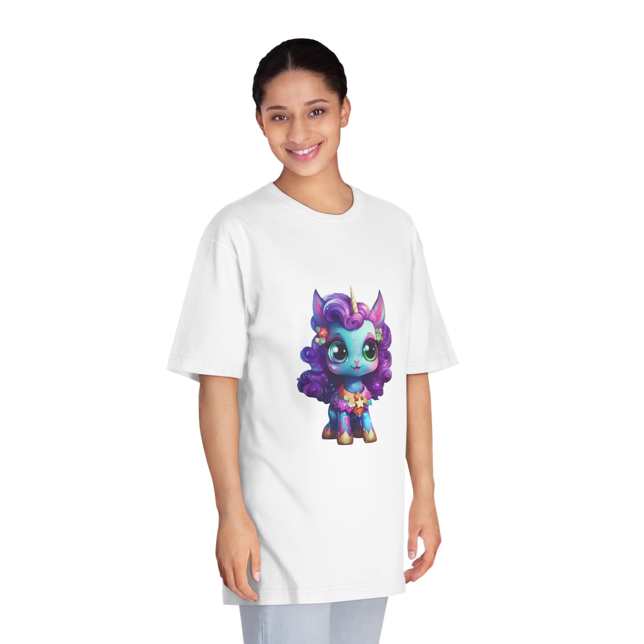 Unicorns 134 Unisex Classic Crewneck T Shirt - Image 3