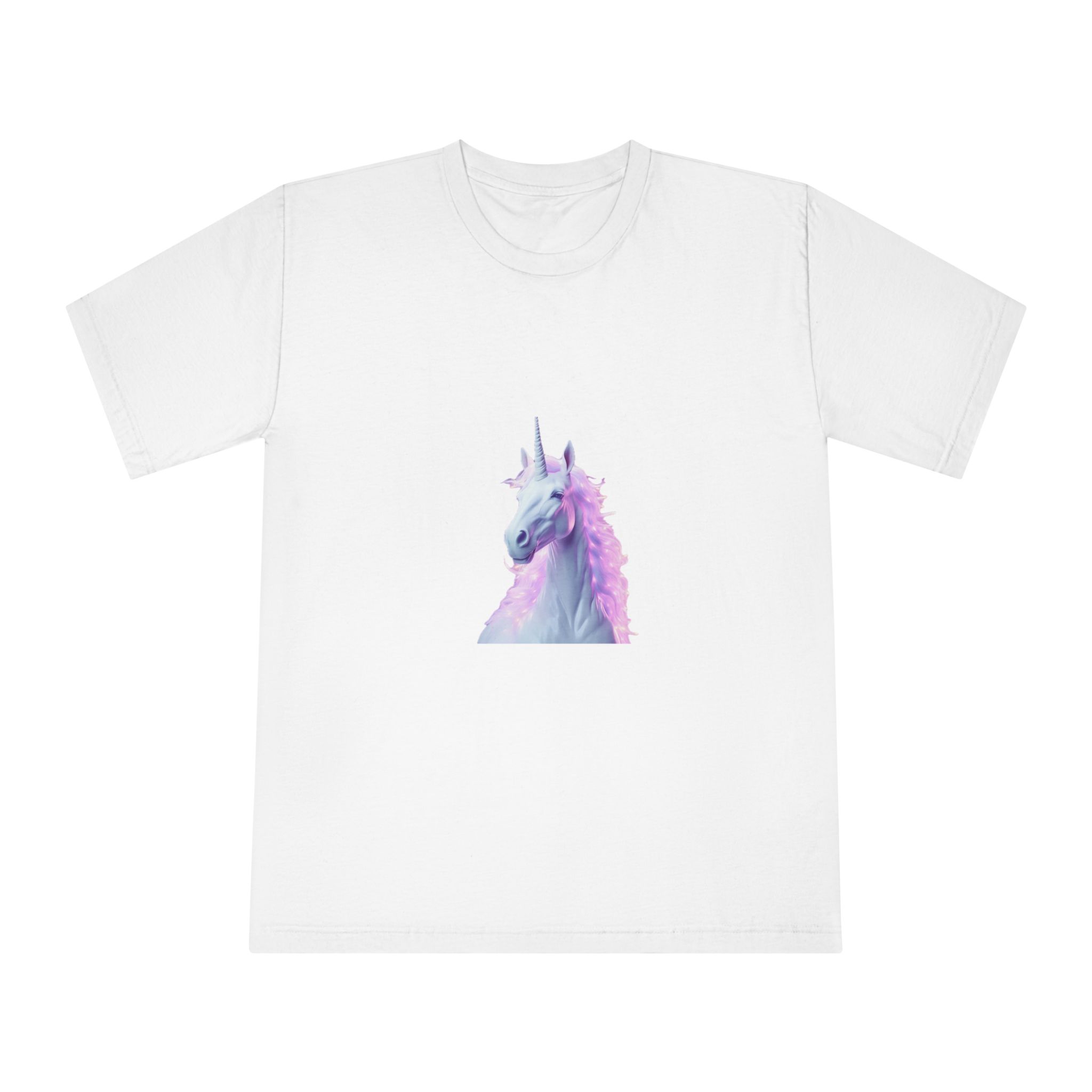 Unicorn With Pink Tone Colors Unisex Classic Crewneck T Shirt