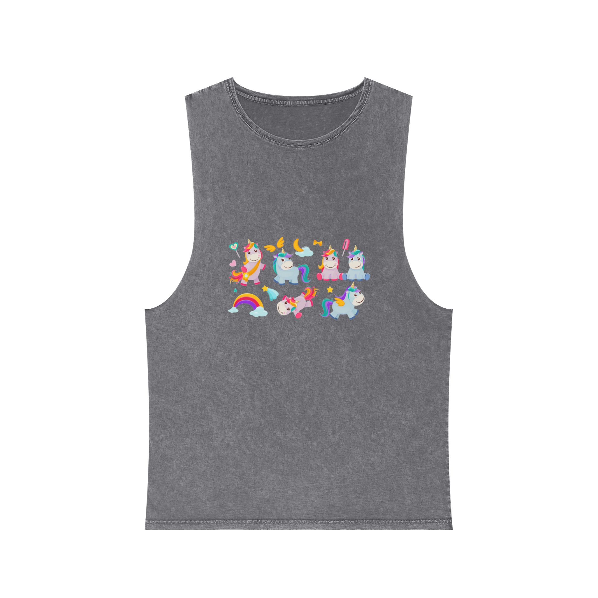 Unicorn V508 Unisex Stonewash Tank Top - Image 9