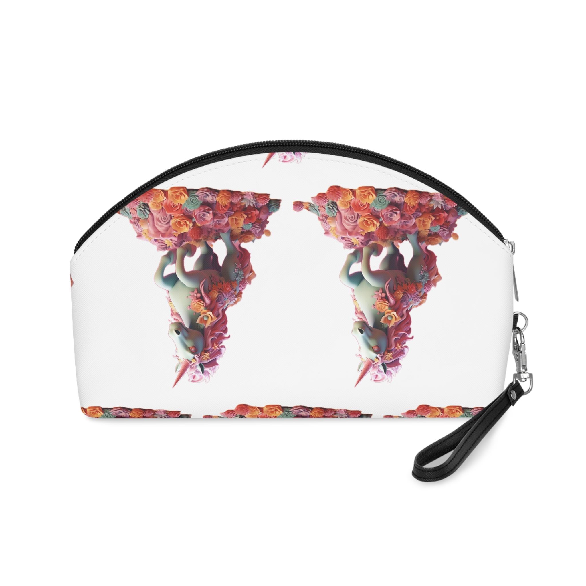 Colorful 3d Mythical Unicorn (3) Copy Makeup Bag - Image 2