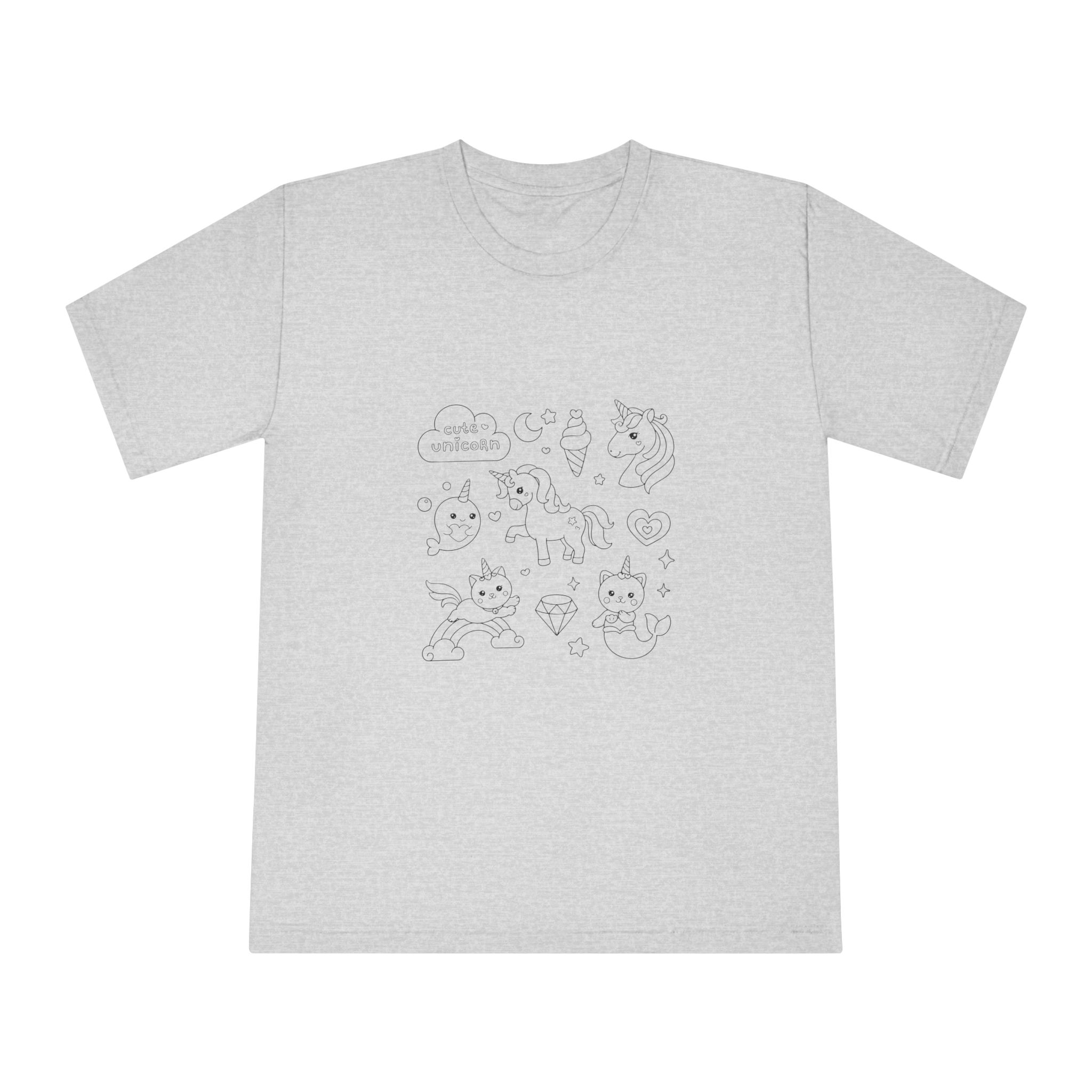 Unicorn V694 Unisex Classic Crewneck T Shirt - Image 13