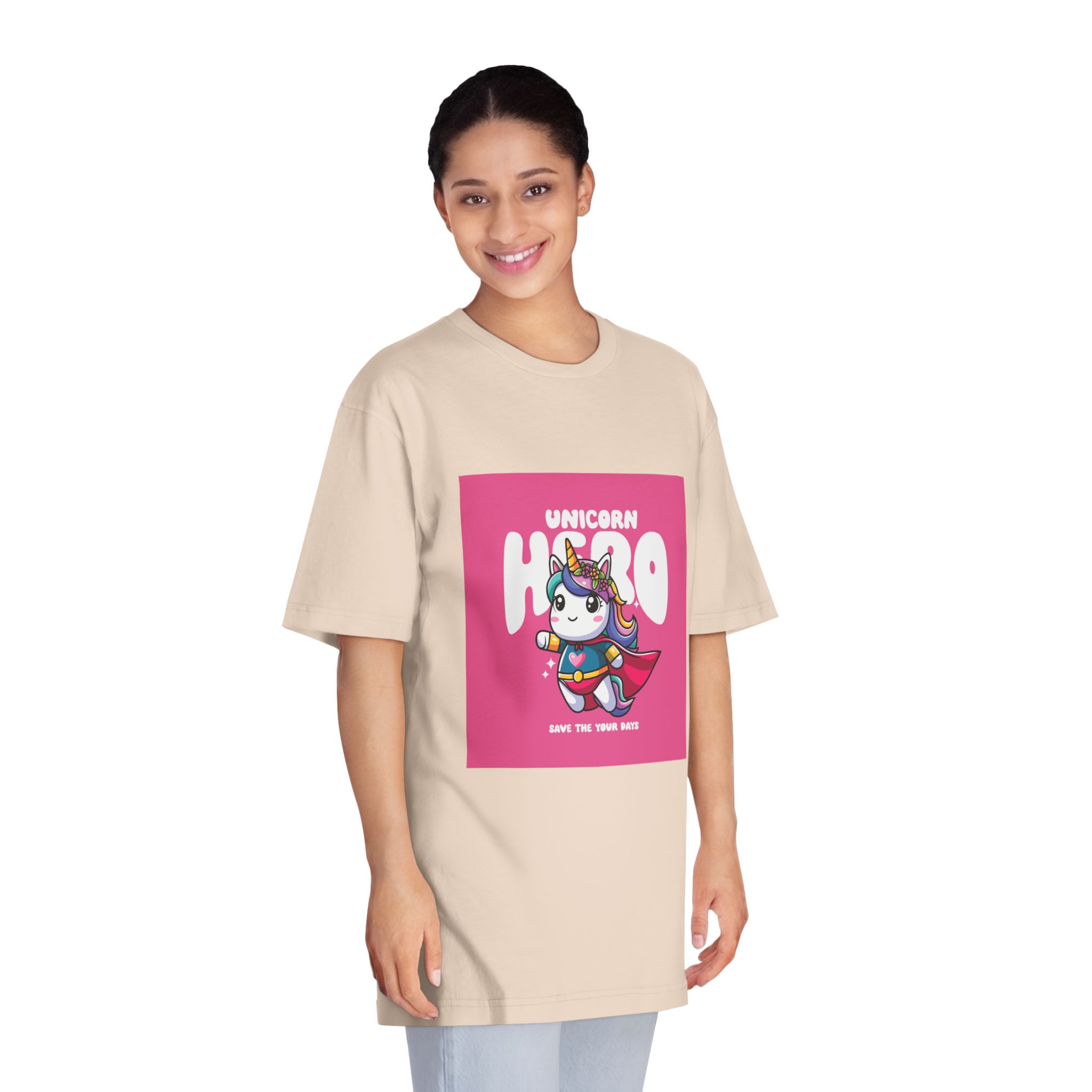 Unicorn Hero Unisex Classic Crewneck T Shirt - Image 11