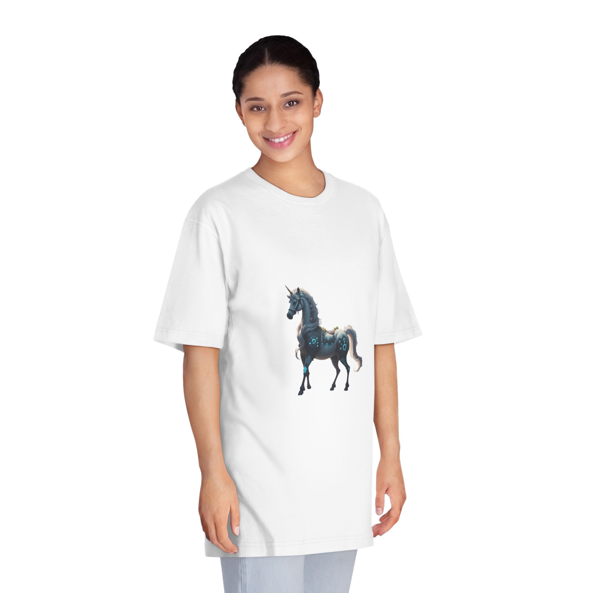 Unicorns 208 Unisex Classic Crewneck T Shirt - Image 3