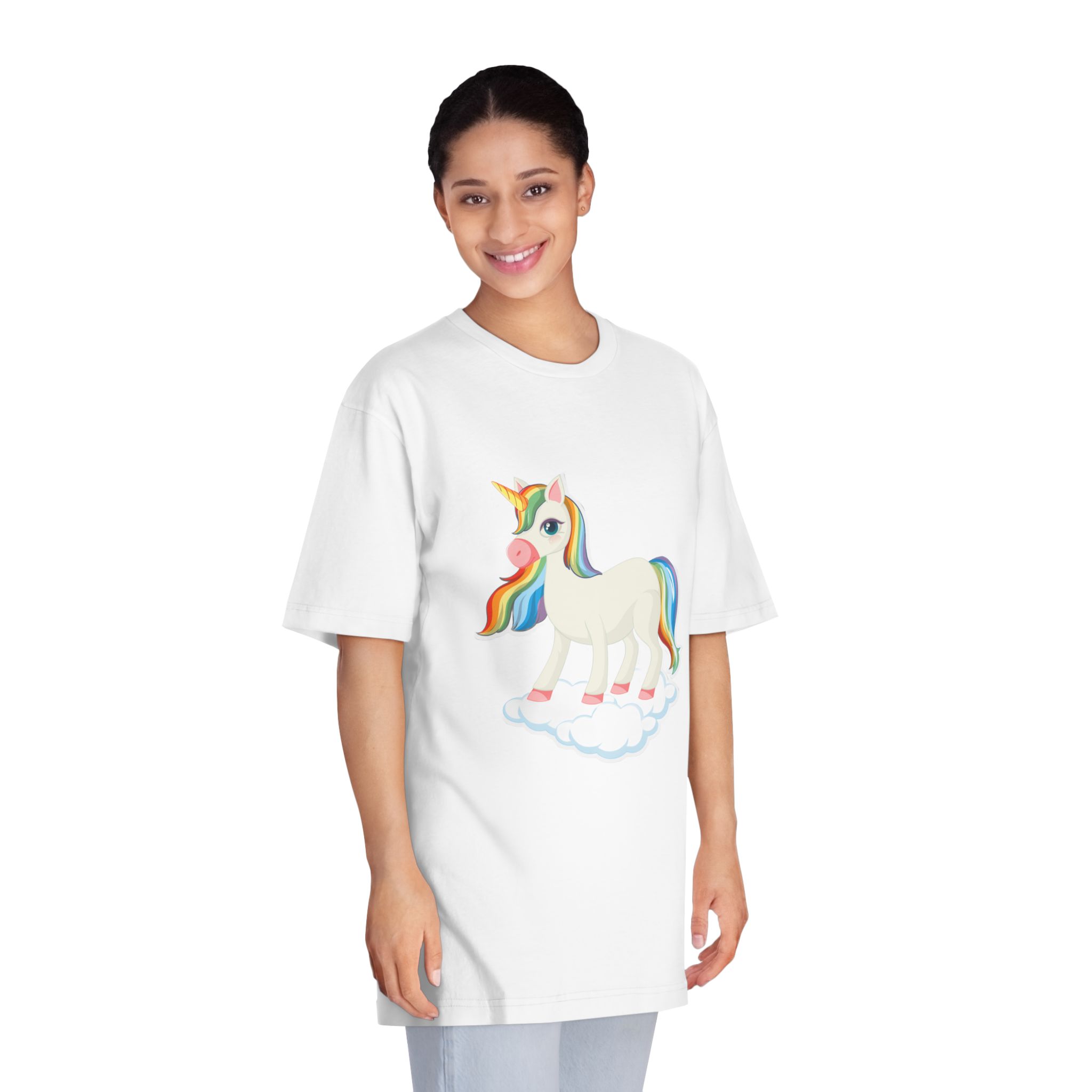 Unicorn V621 Unisex Classic Crewneck T Shirt - Image 3