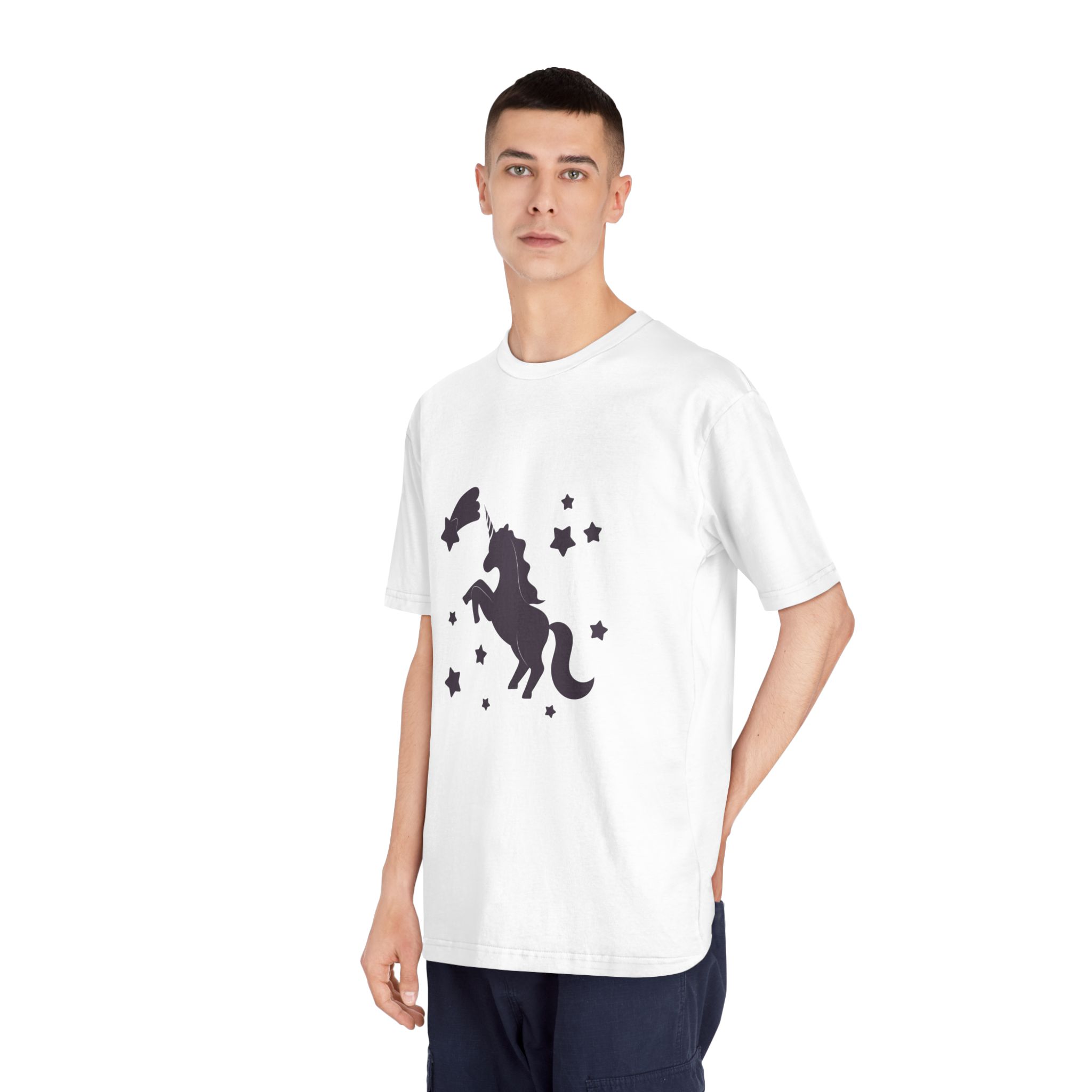 Unicorn V833 Unisex Classic Crewneck T Shirt - Image 4