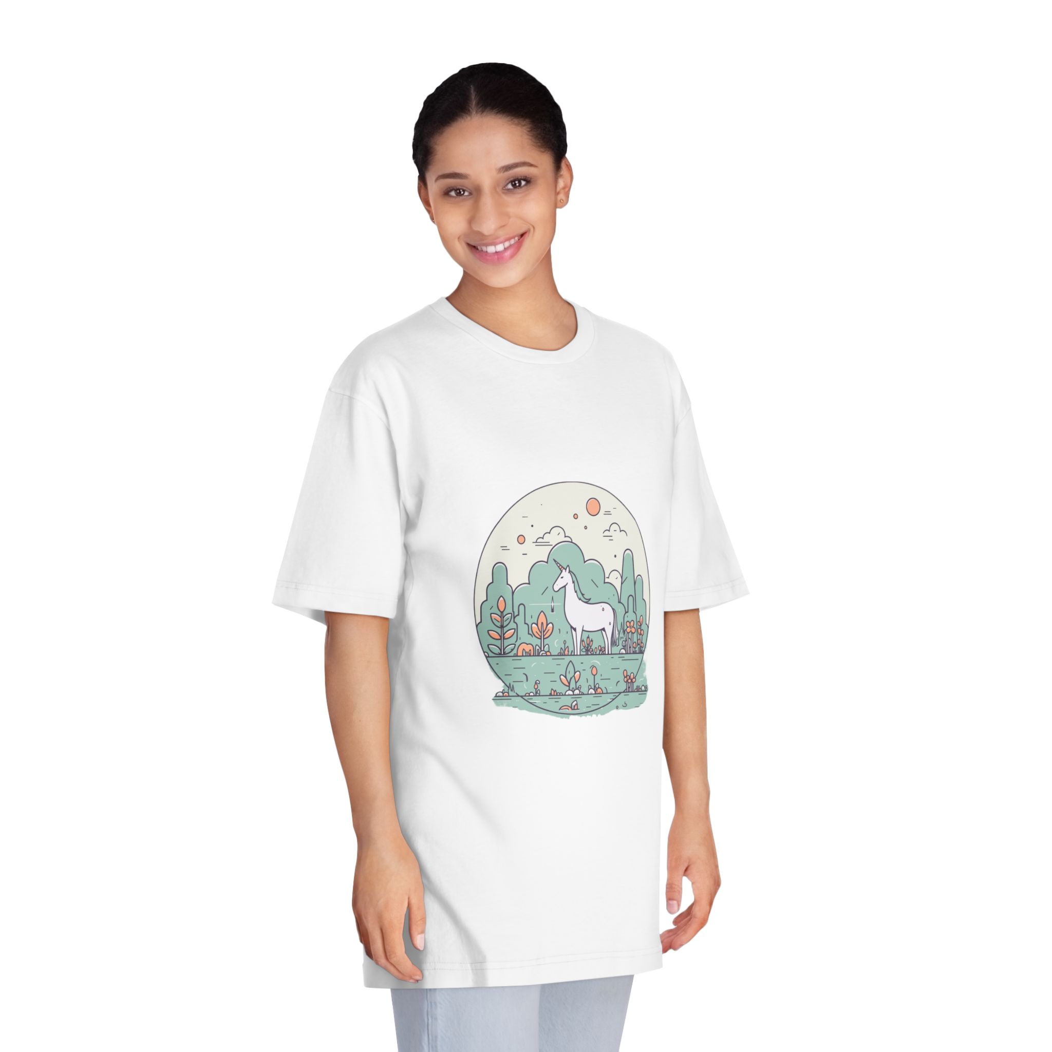 Unicorns 5 Unisex Classic Crewneck T Shirt - Image 3