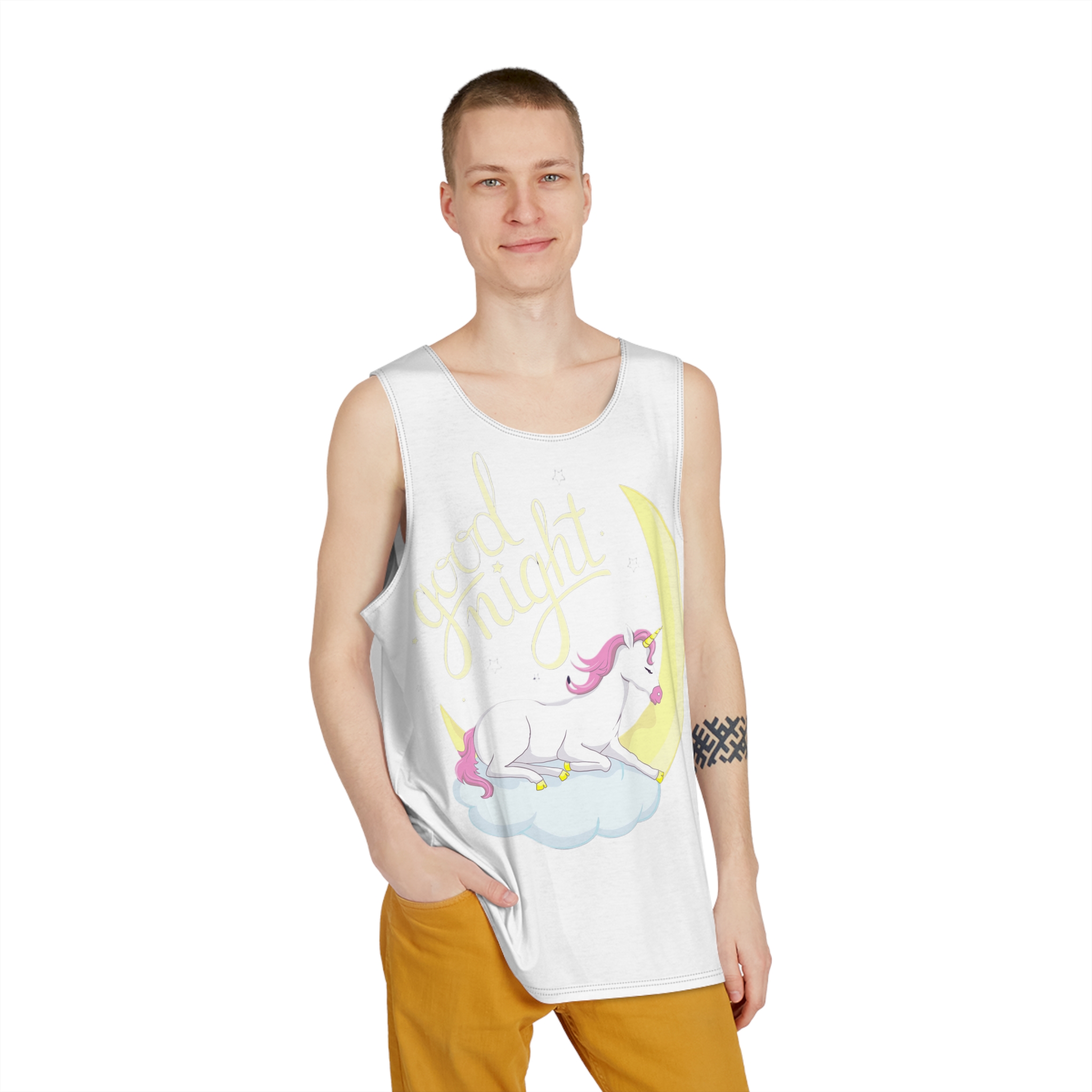 Unicorns 125 Mens Tank Aop - Image 3