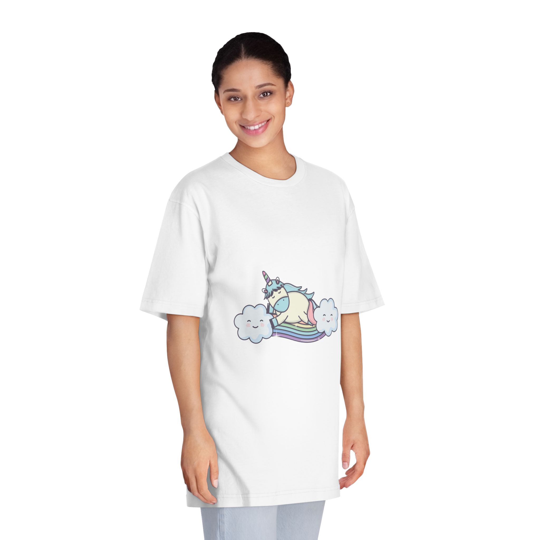 Unicorns 115 Unisex Classic Crewneck T Shirt - Image 3