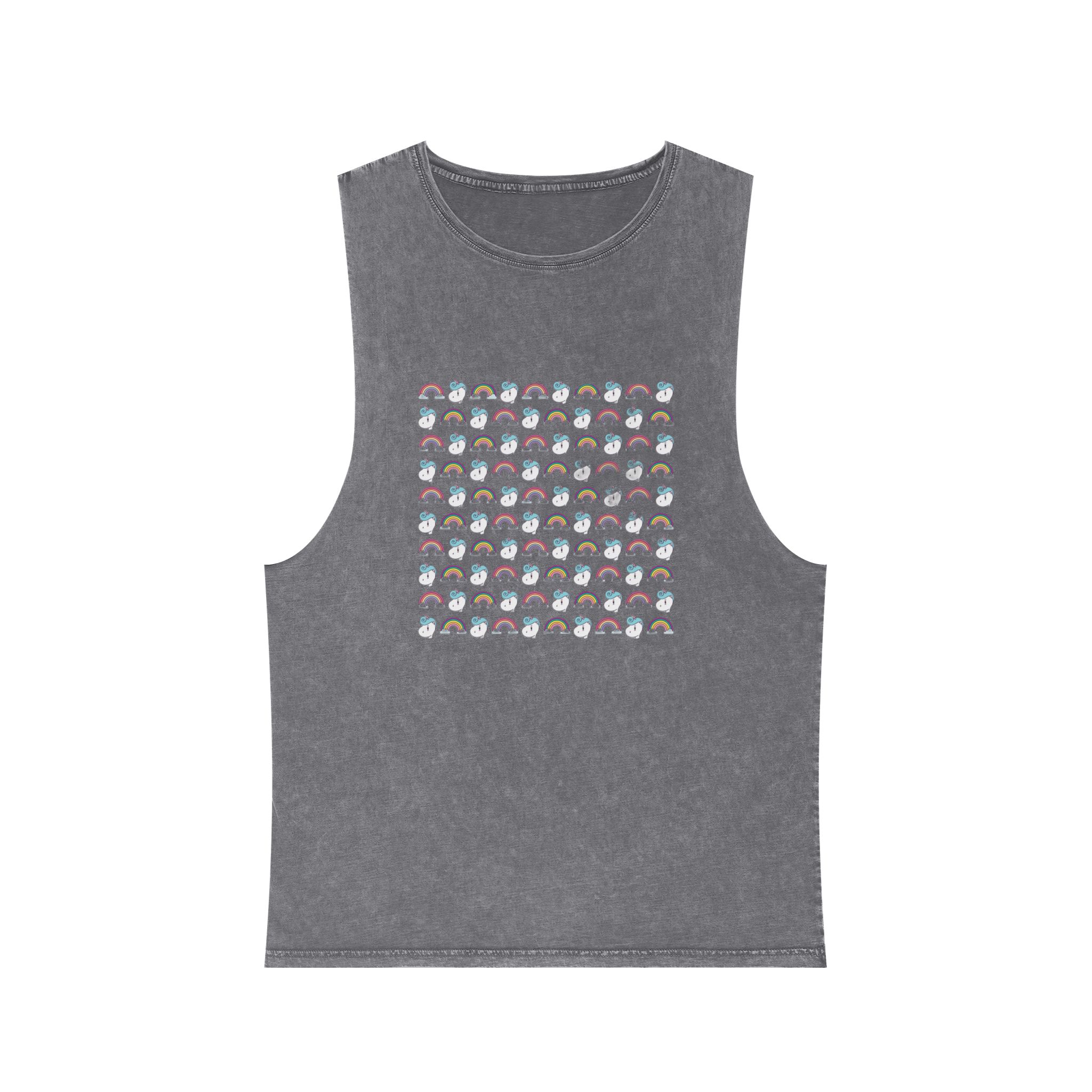 Unicorn V119 Unisex Stonewash Tank Top - Image 9