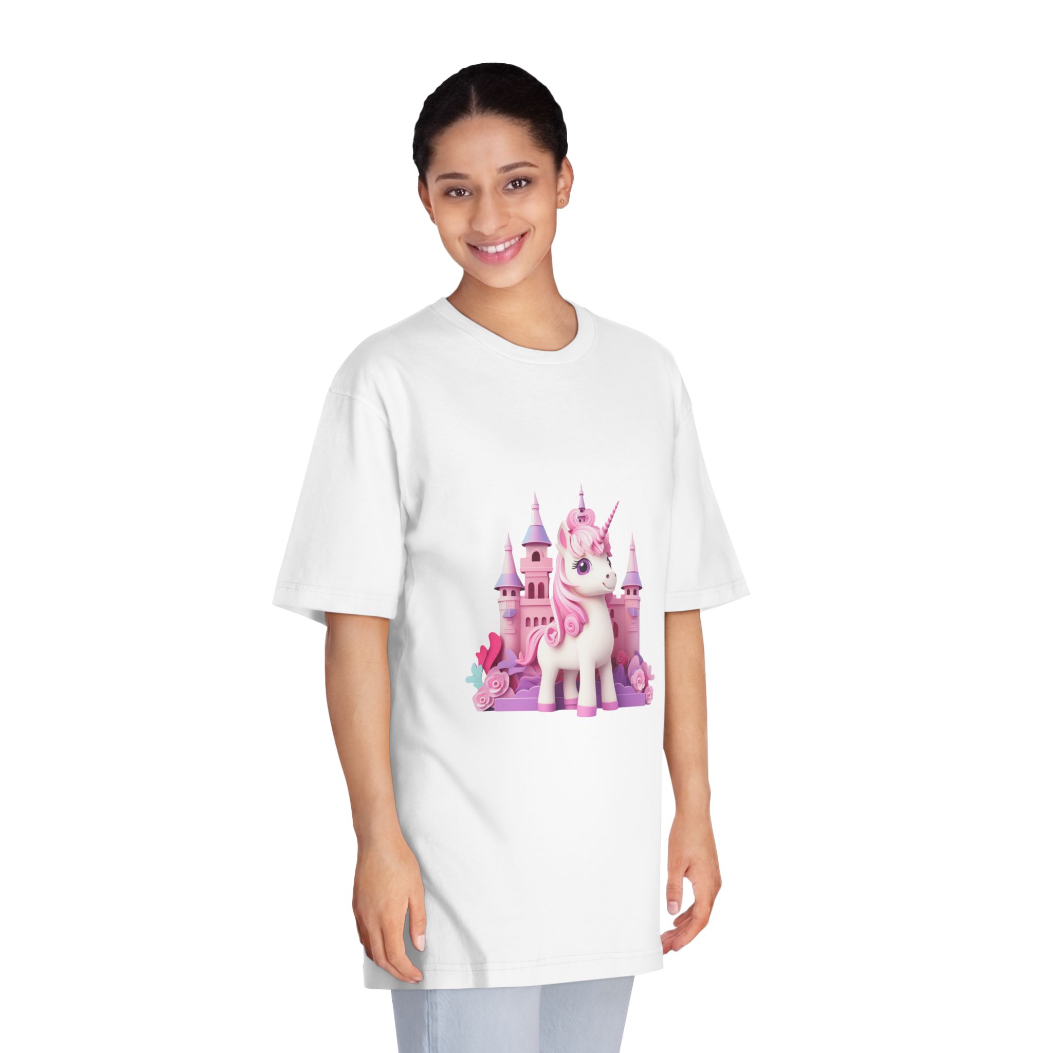 Unicorns 338 Unisex Classic Crewneck T Shirt - Image 3