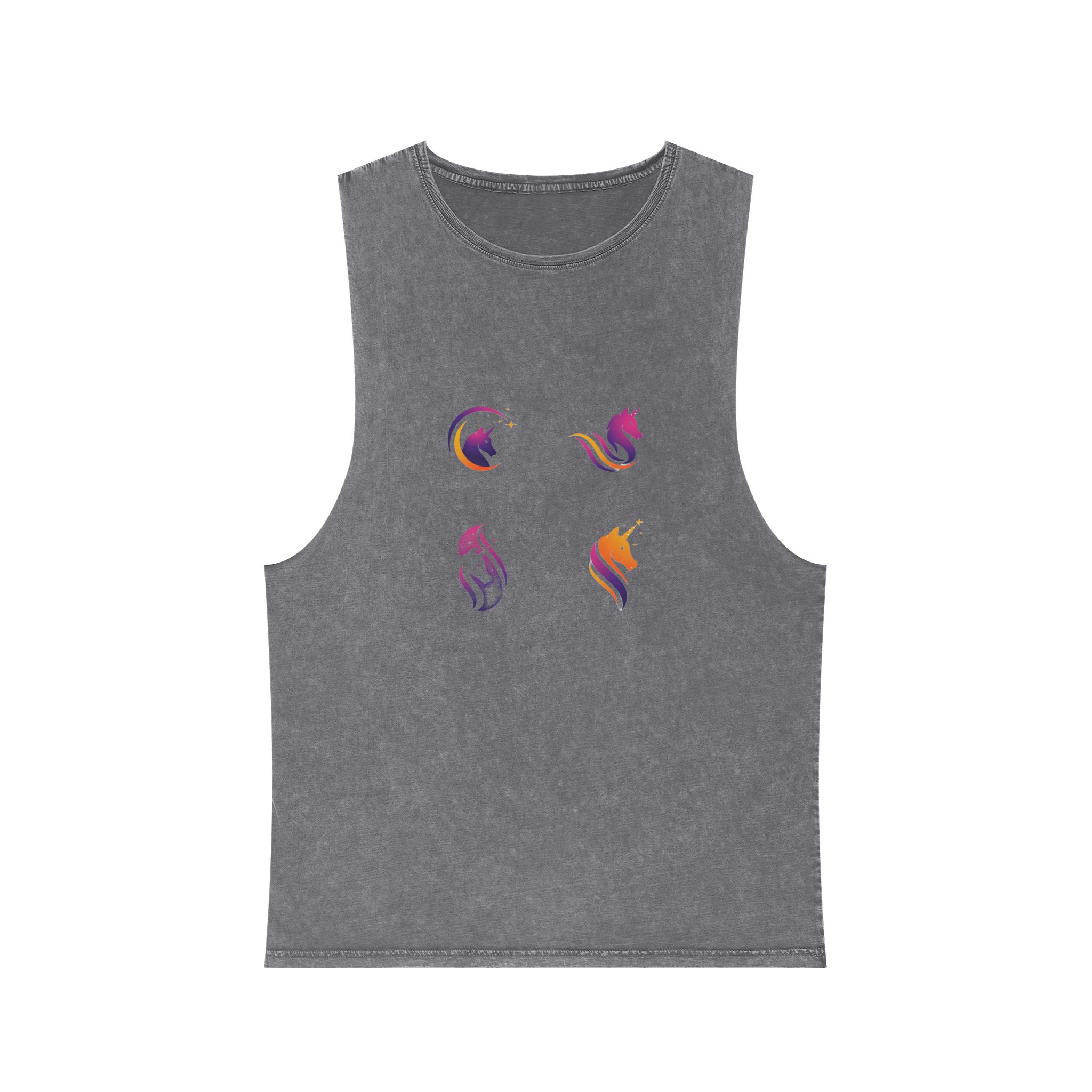 Unicorn V465 Unisex Stonewash Tank Top - Image 9