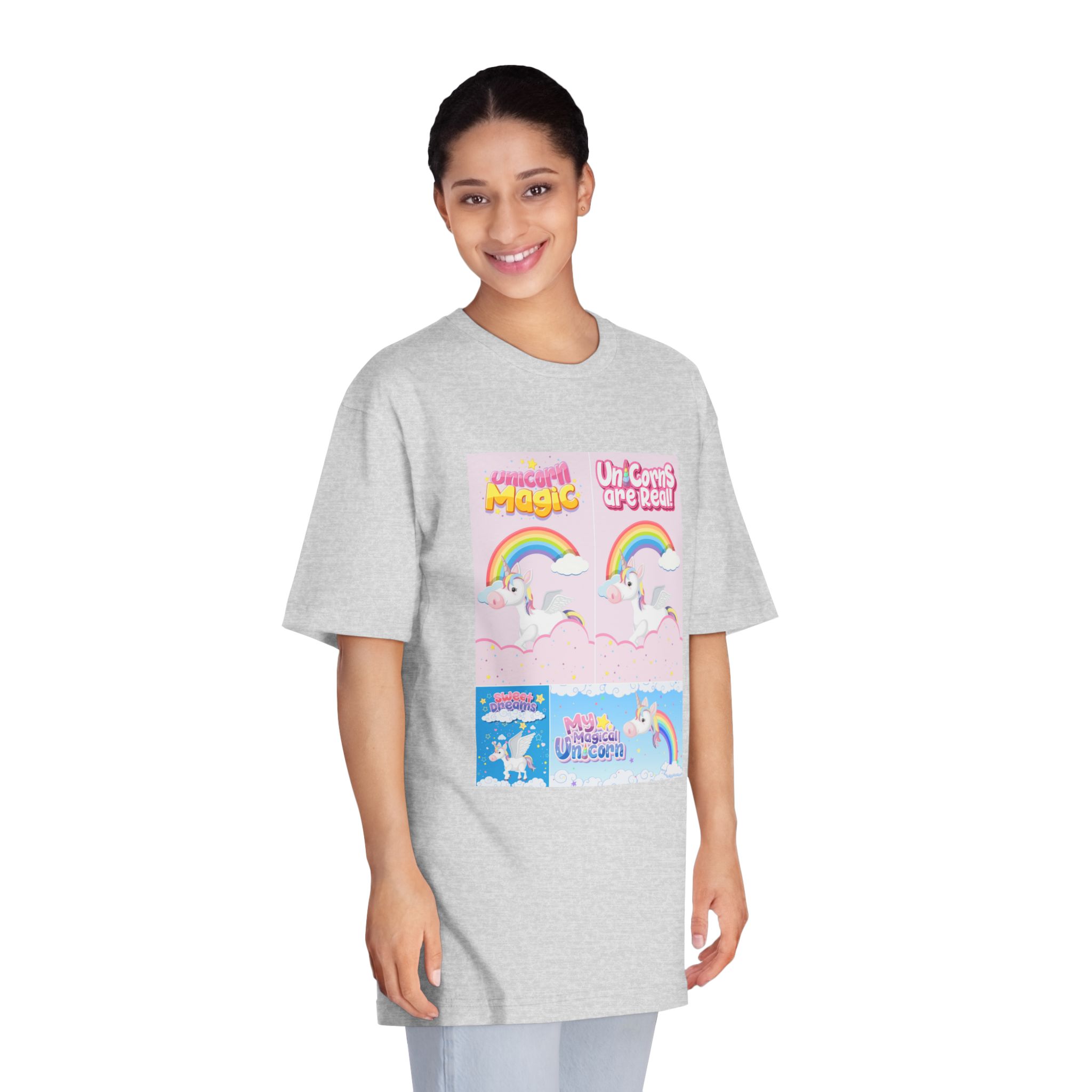 Unicorn V499 Unisex Classic Crewneck T Shirt - Image 15