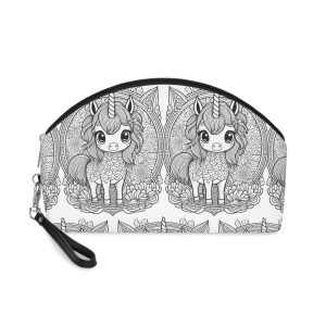 Kids Coloring Fun With Unicorns Makeup Bag