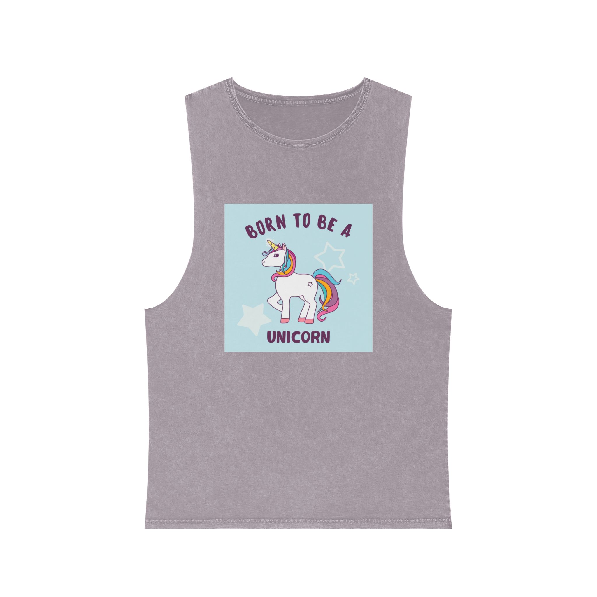 Unicorn V36 Unisex Stonewash Tank Top - Image 17