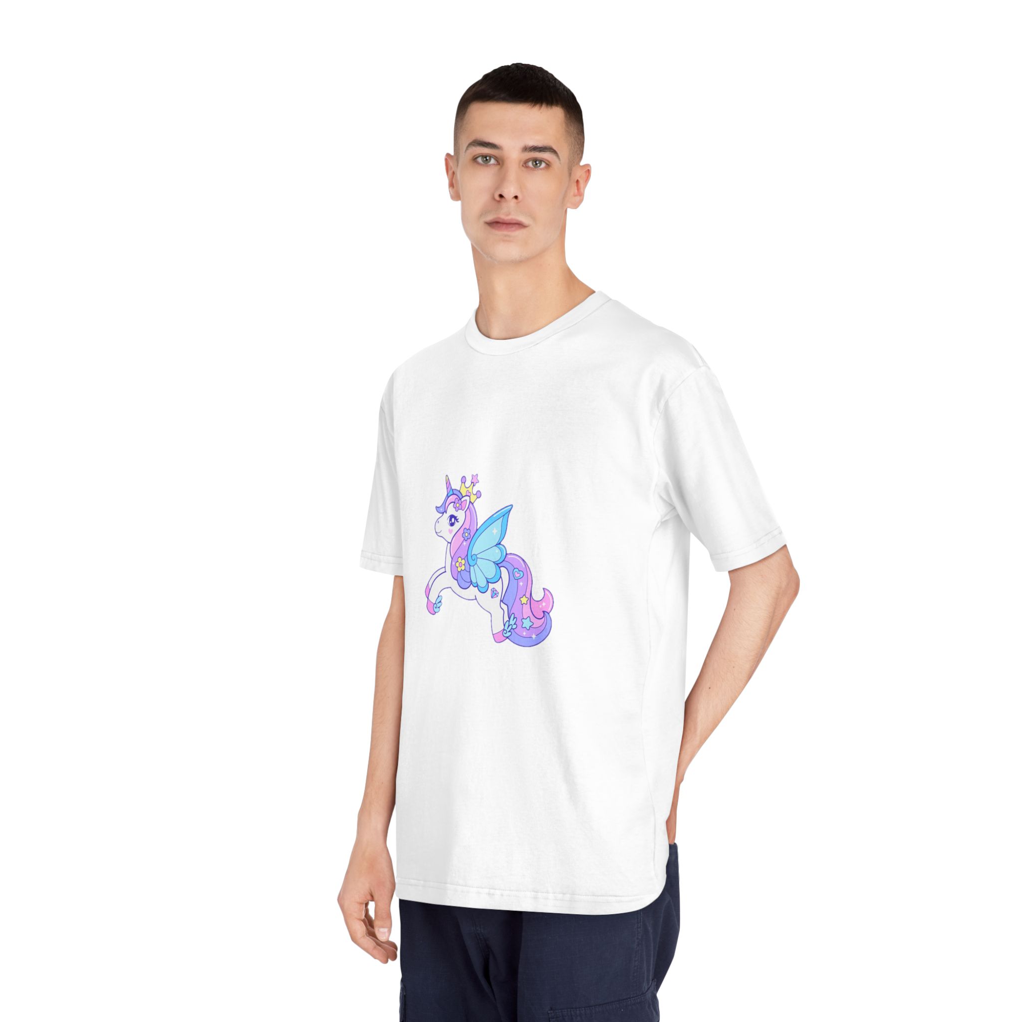 Unicorn V895 Unisex Classic Crewneck T Shirt - Image 4