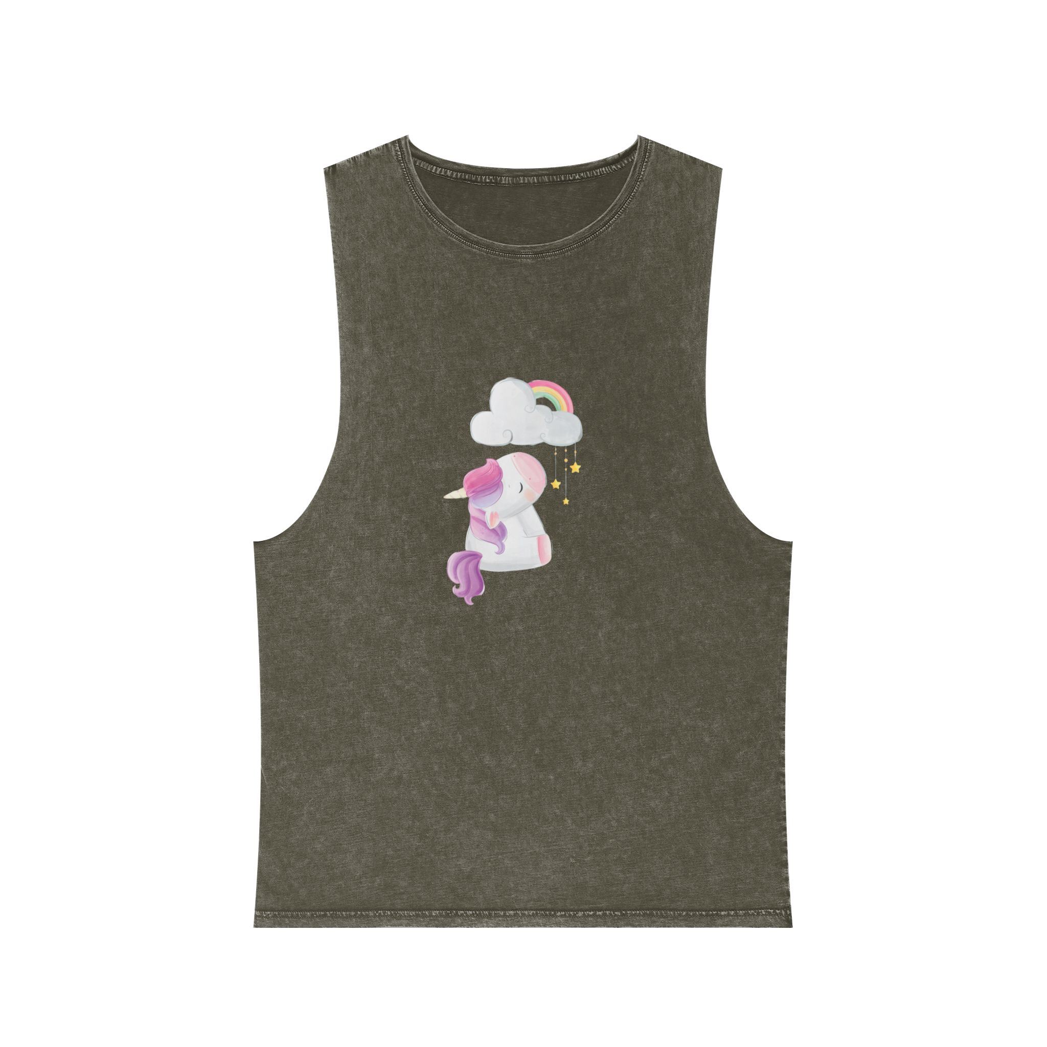 Unicorn V401 Unisex Stonewash Tank Top - Image 5