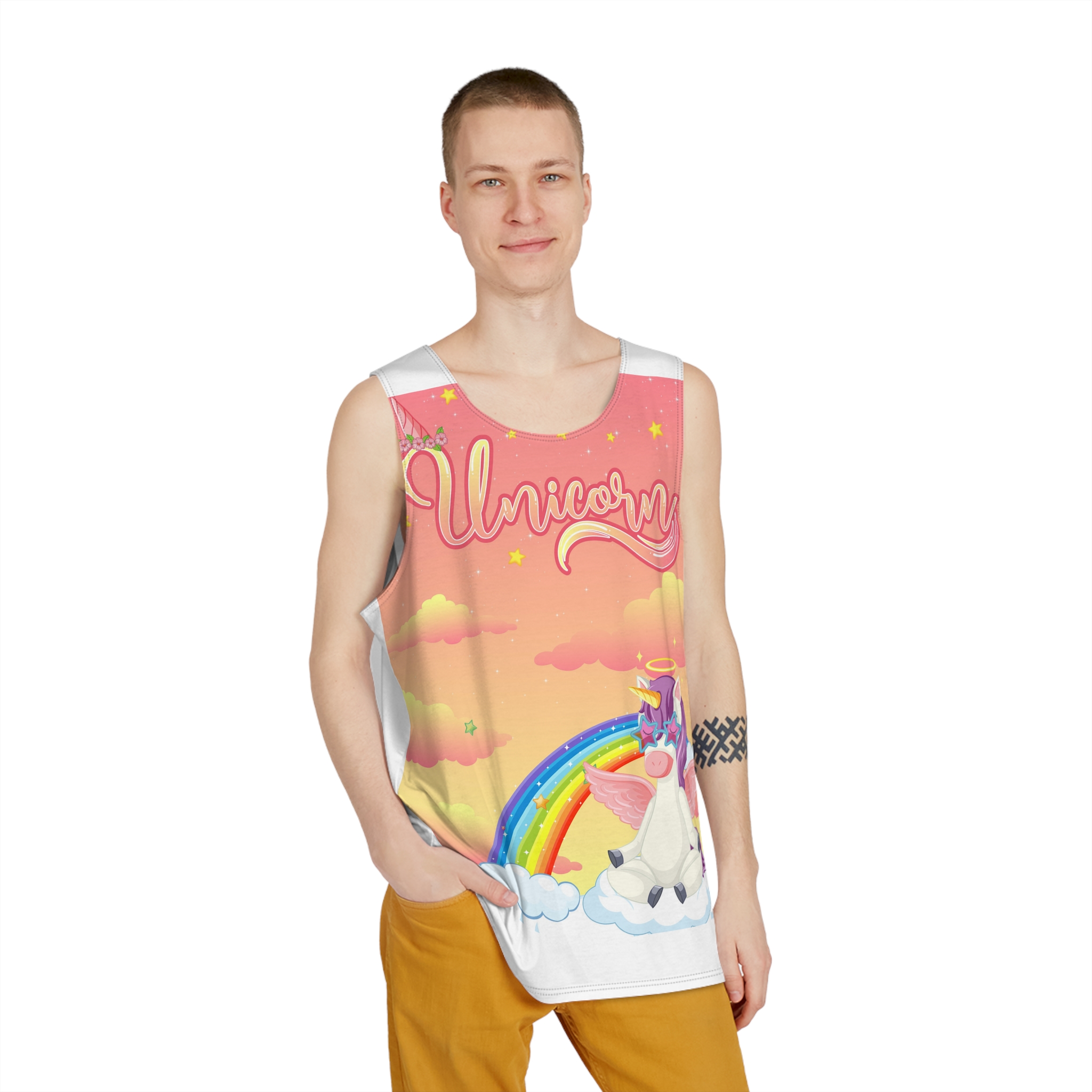 Unicorn V459 Mens Tank Aop - Image 3