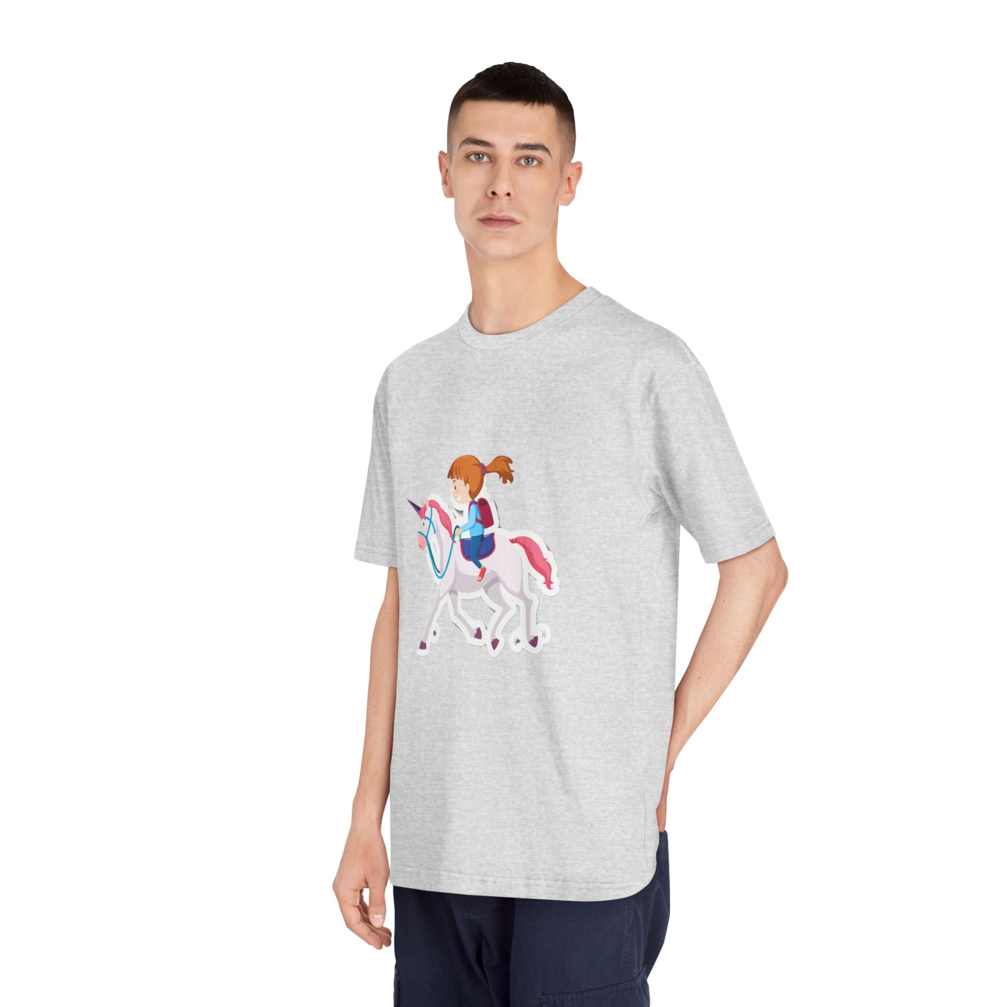 Unicorn V655 Unisex Classic Crewneck T Shirt - Image 16