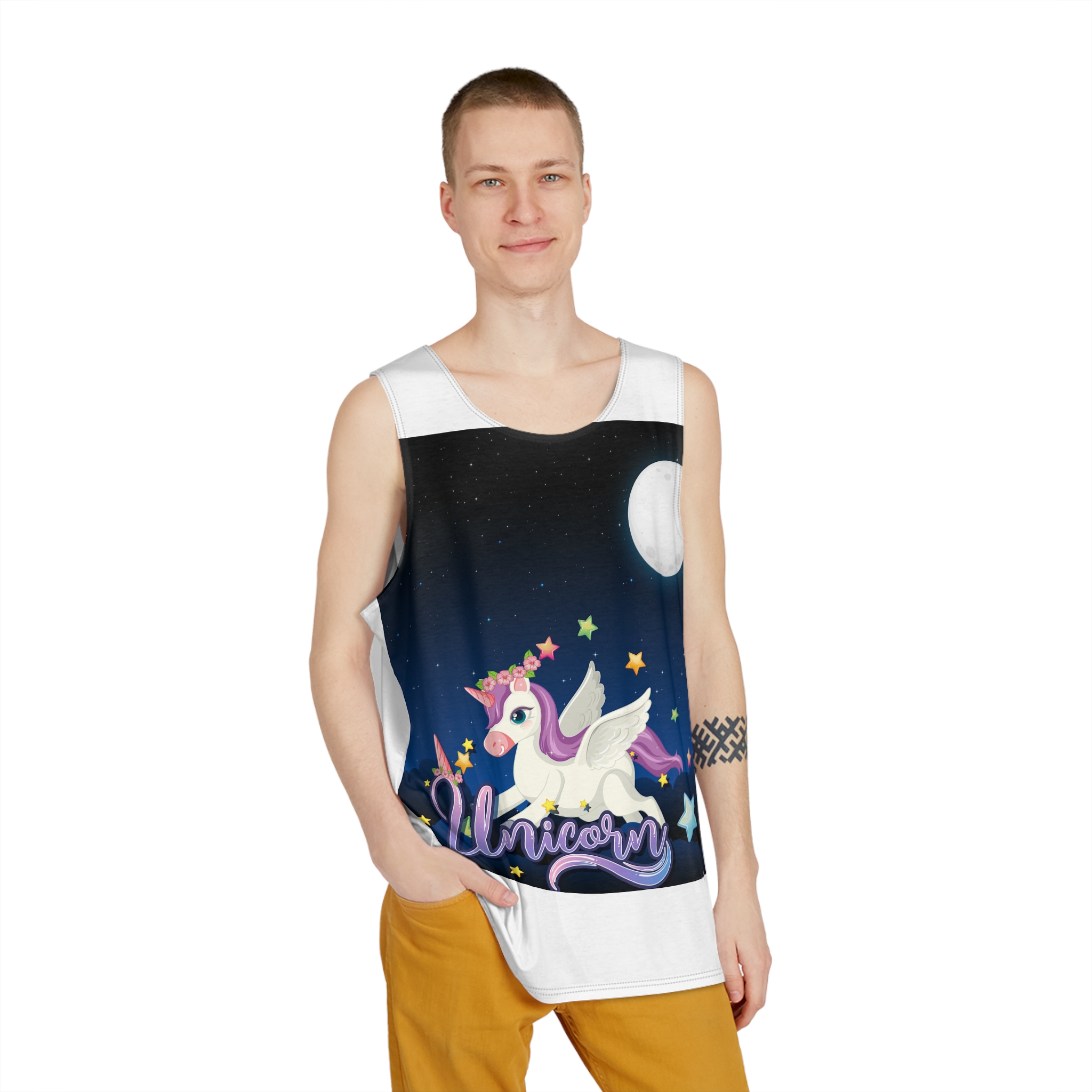 Unicorn V456 Mens Tank Aop - Image 3