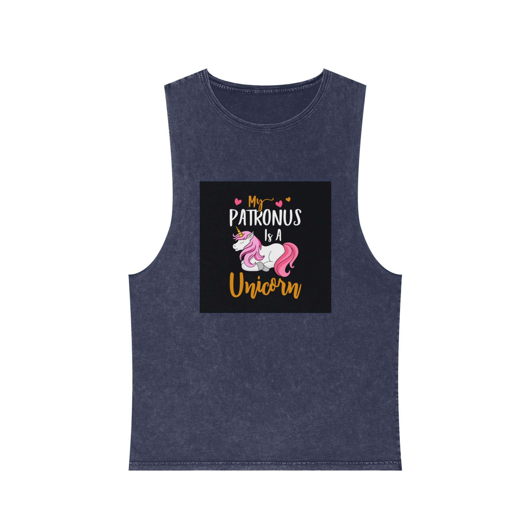 Unicorn 18 Unisex Stonewash Tank Top - Image 13