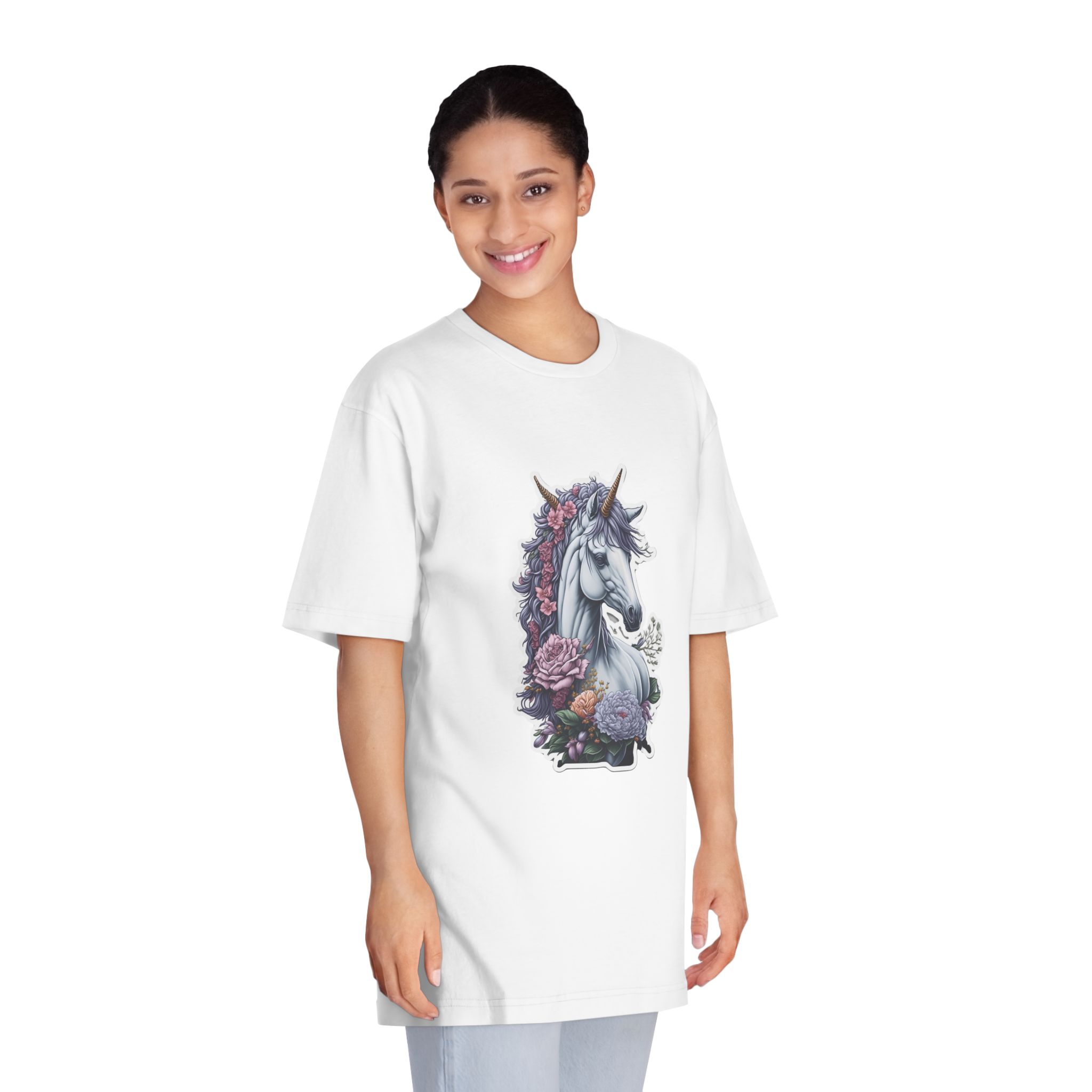 Unicorns 264 Unisex Classic Crewneck T Shirt - Image 3