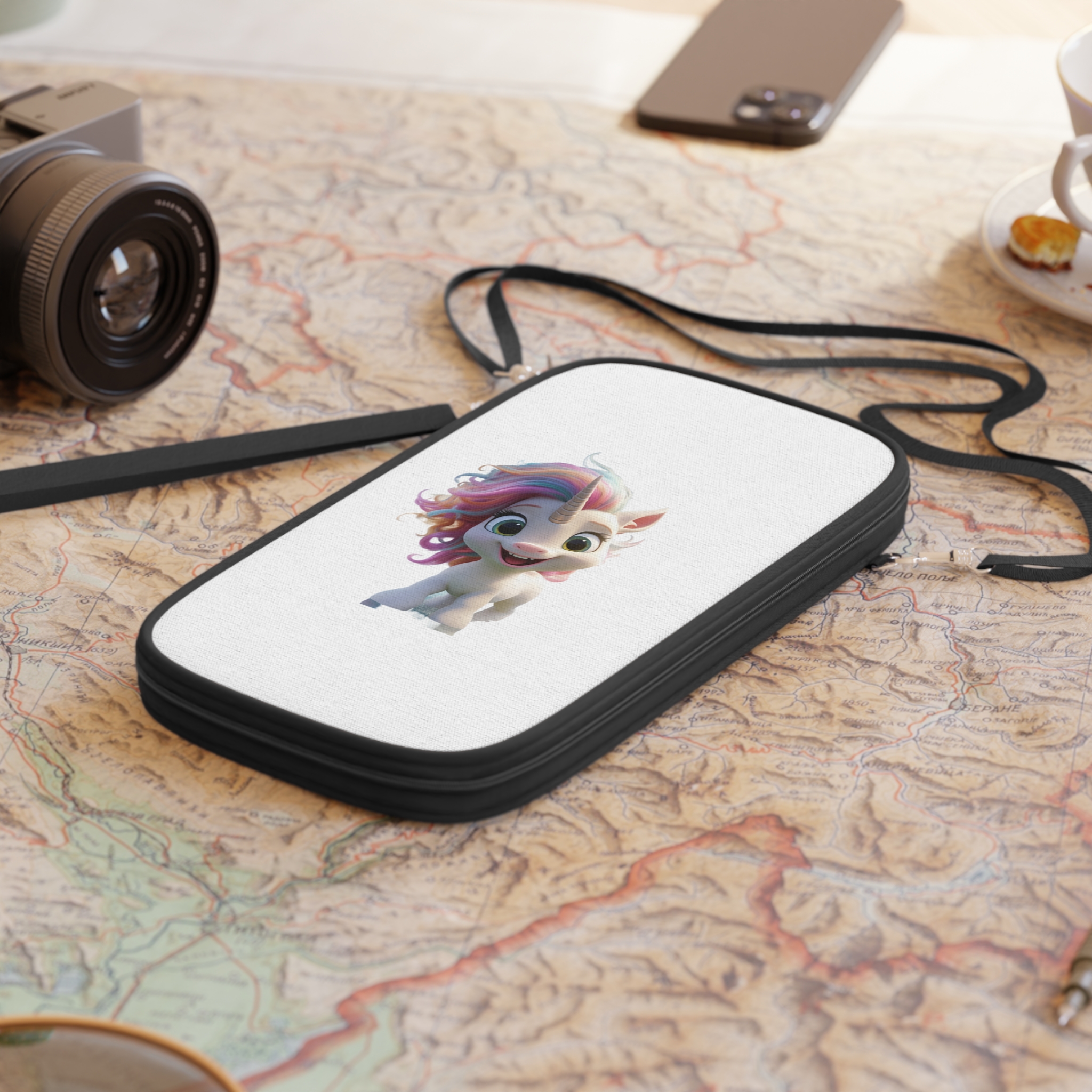 Animated Unicorn Children (2) Fotor Bg Remover 2023110482245 Passport Wallet - Image 4