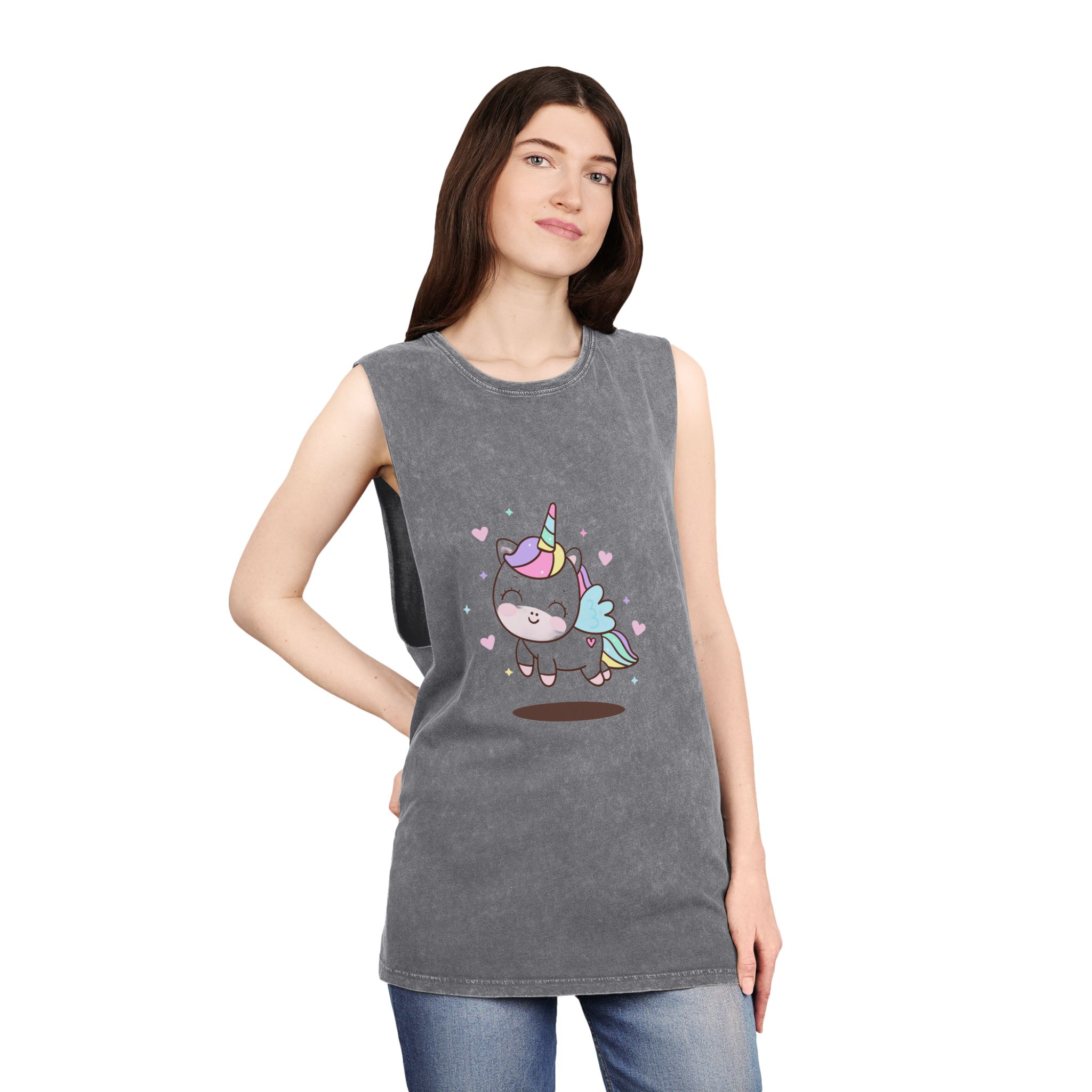 Unicorn V368 Unisex Stonewash Tank Top - Image 12