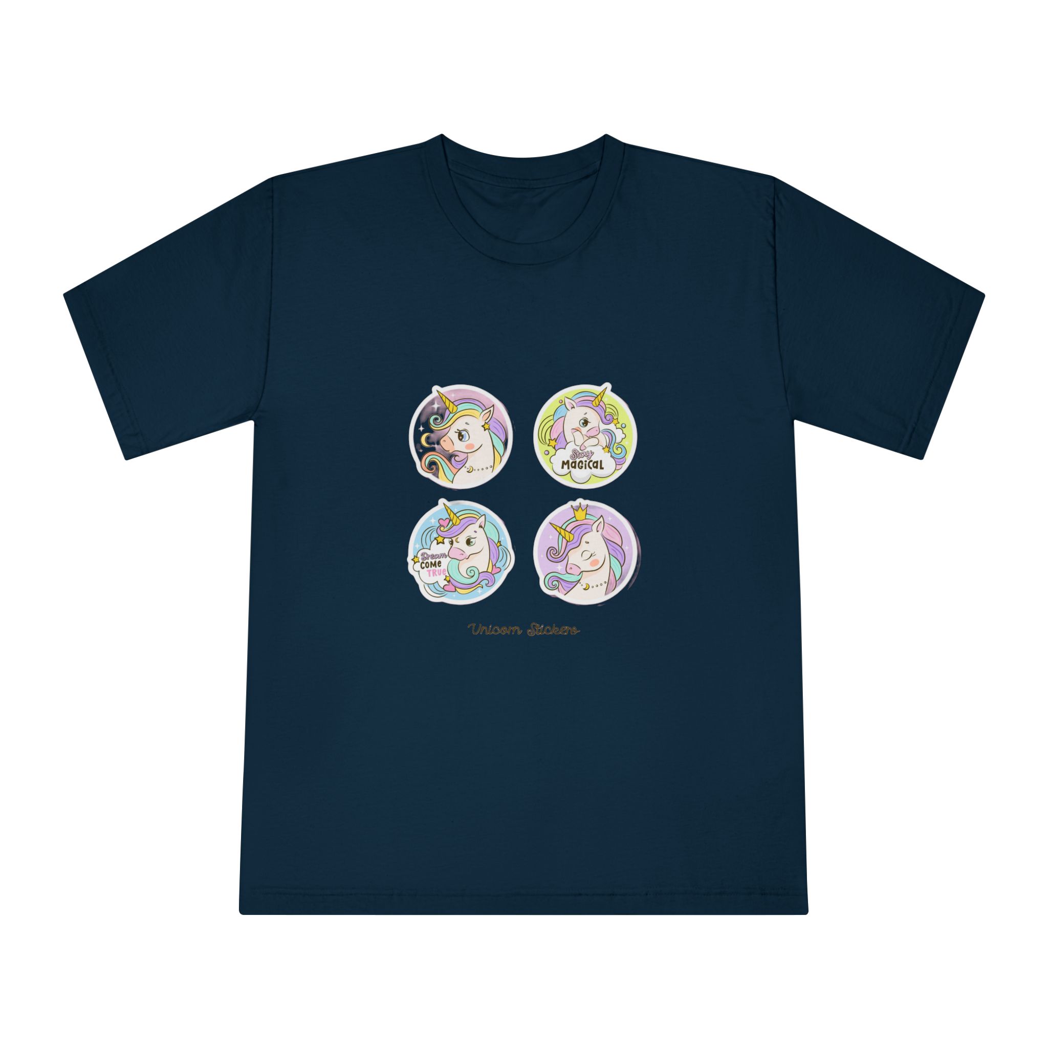 Unicorn V763 Unisex Classic Crewneck T Shirt - Image 17