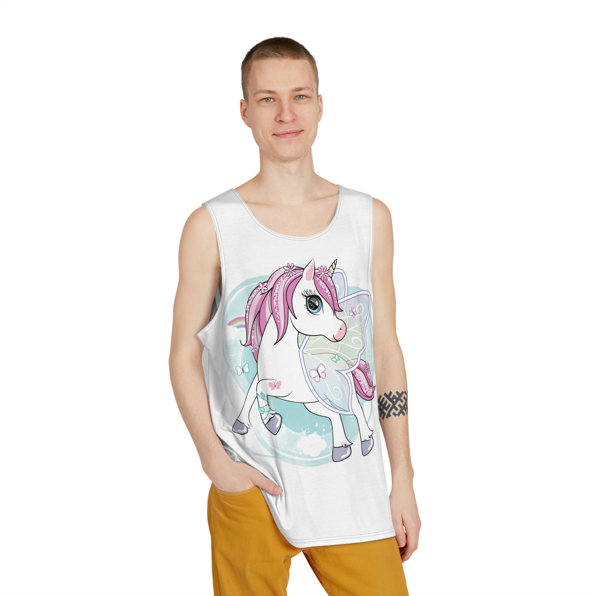 Unicorn V556 Mens Tank Aop - Image 3