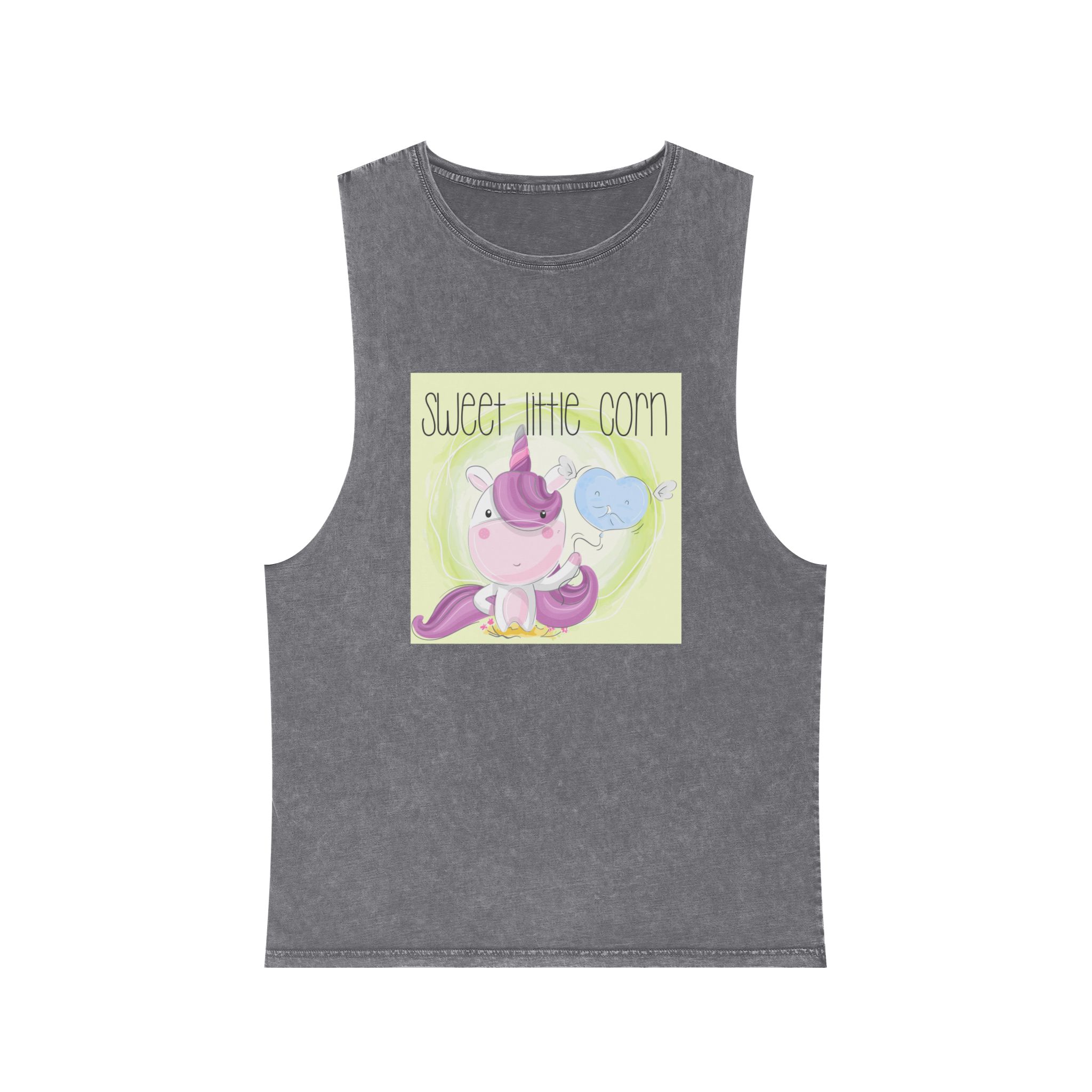 Unicorn V158 Unisex Stonewash Tank Top - Image 9