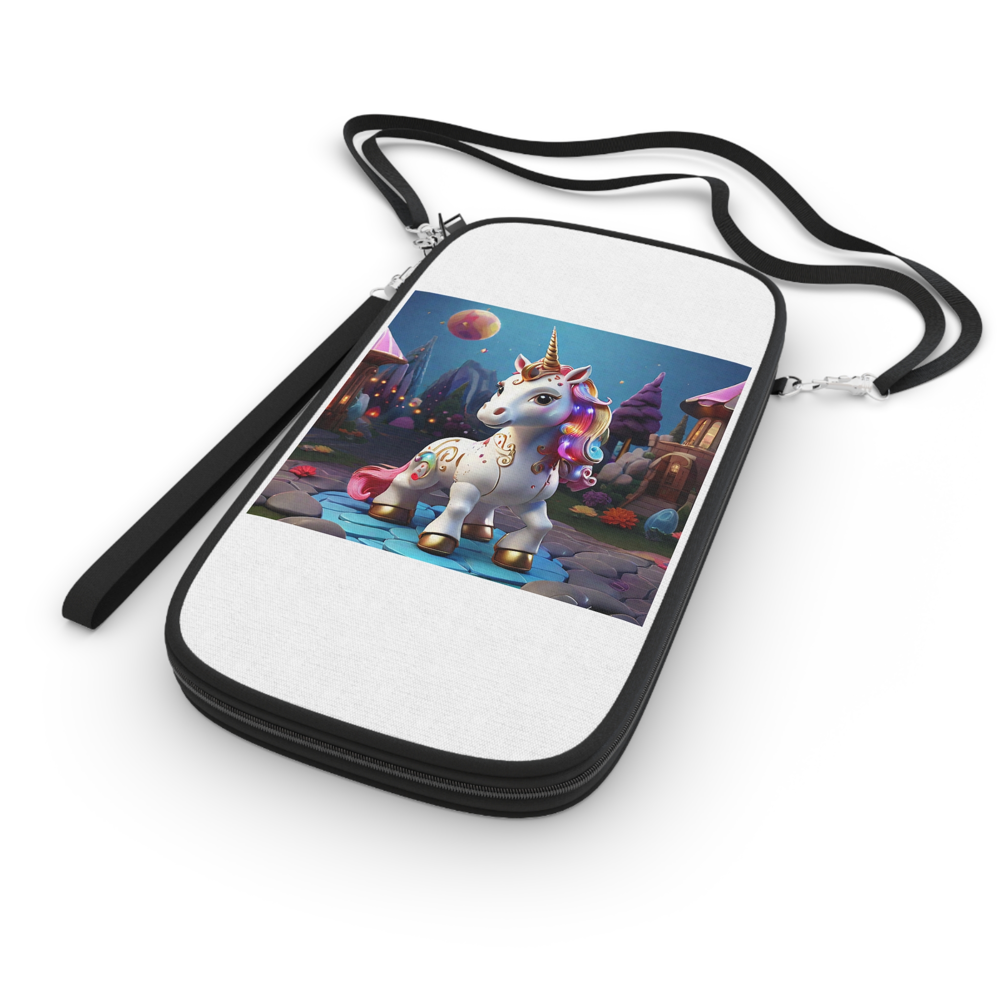 Animated Unicorn Children Generated By Ai (3) Passport Wallet - Image 3