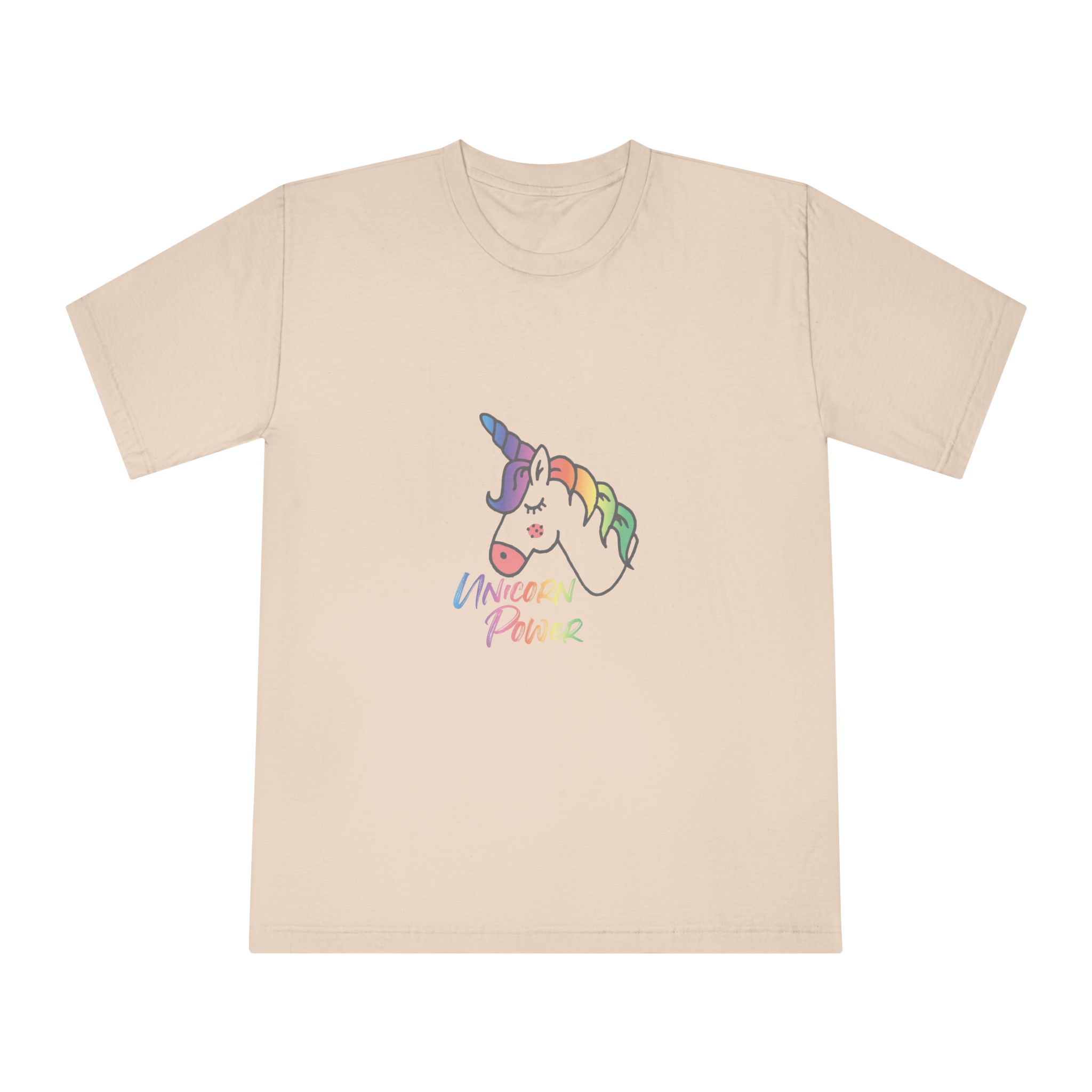 Cute Magical Unicorn Hand Drawn Illustration Unisex Classic Crewneck T Shirt - Image 9