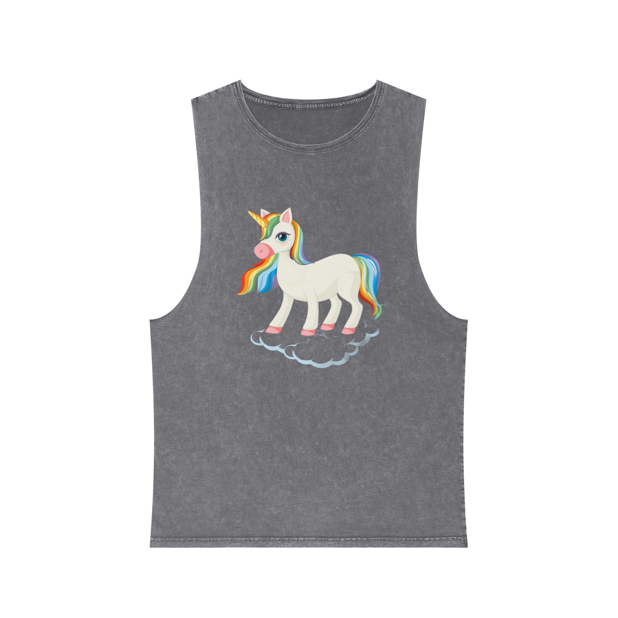 Unicorn V469 Unisex Stonewash Tank Top - Image 9