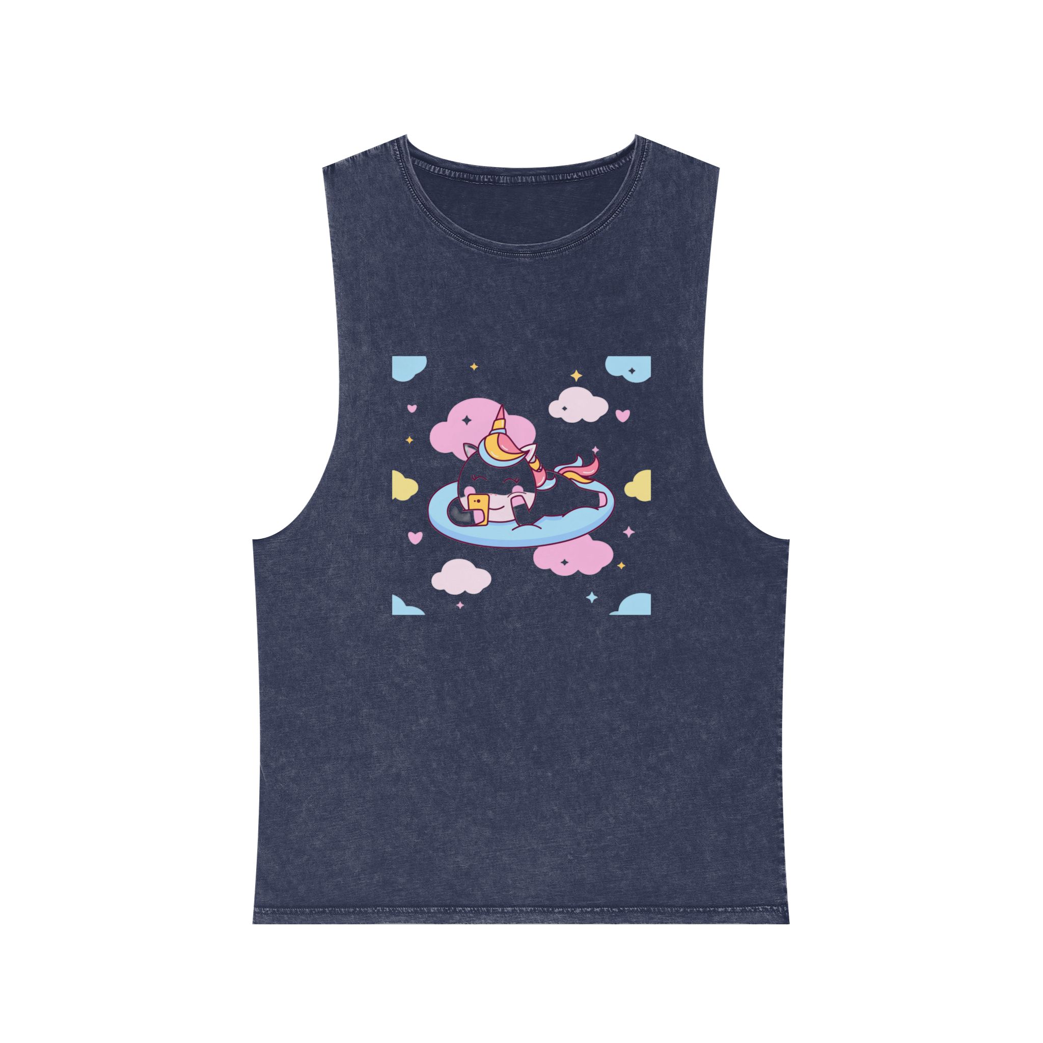 Unicorn V366 Unisex Stonewash Tank Top - Image 13