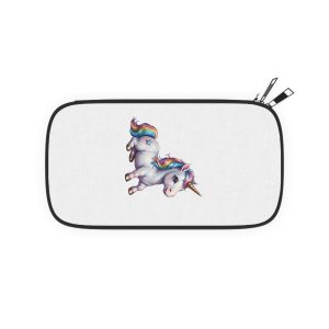 Happy Unicorn Background Sky Rainbow Passport Wallet