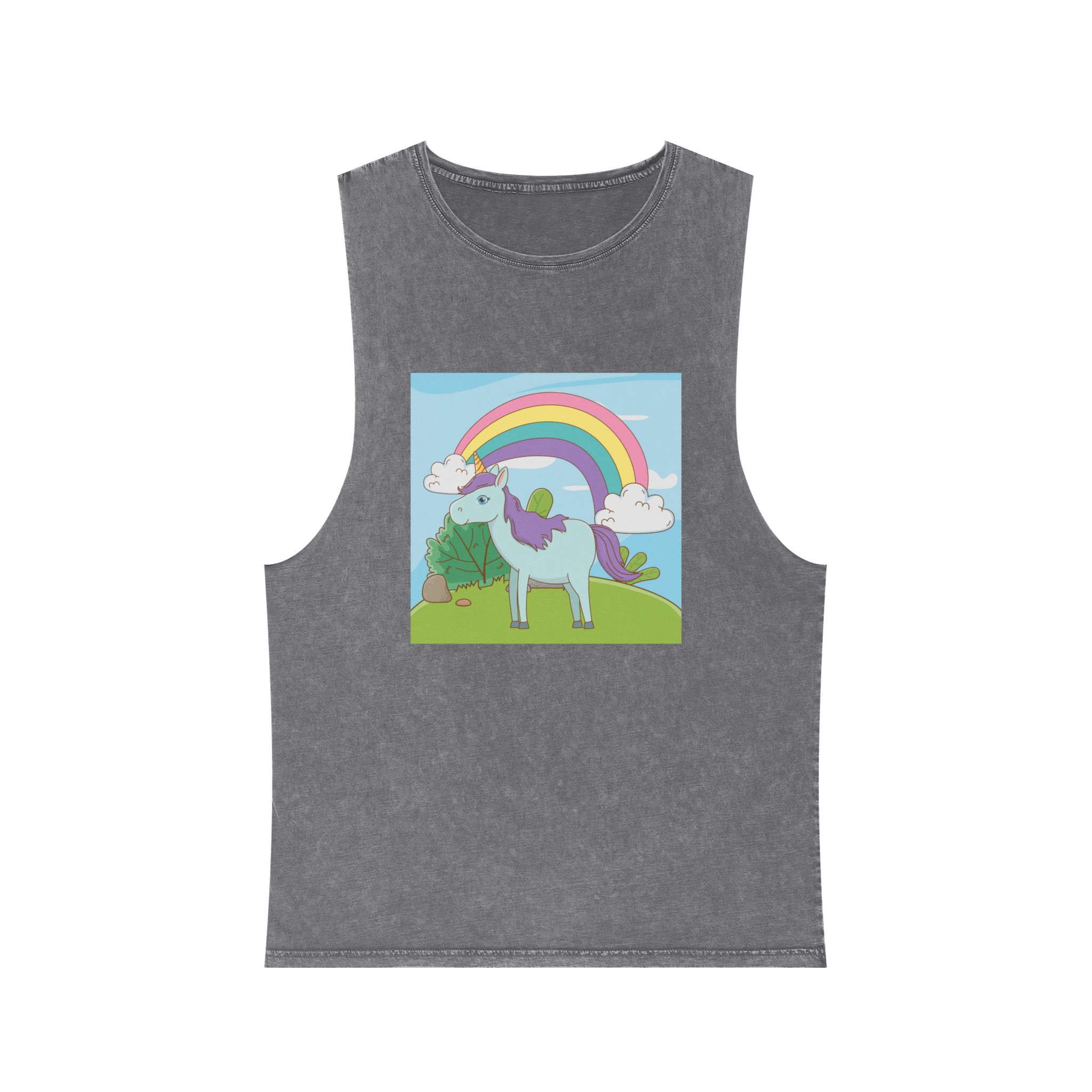 Unicorn V334 Unisex Stonewash Tank Top - Image 9