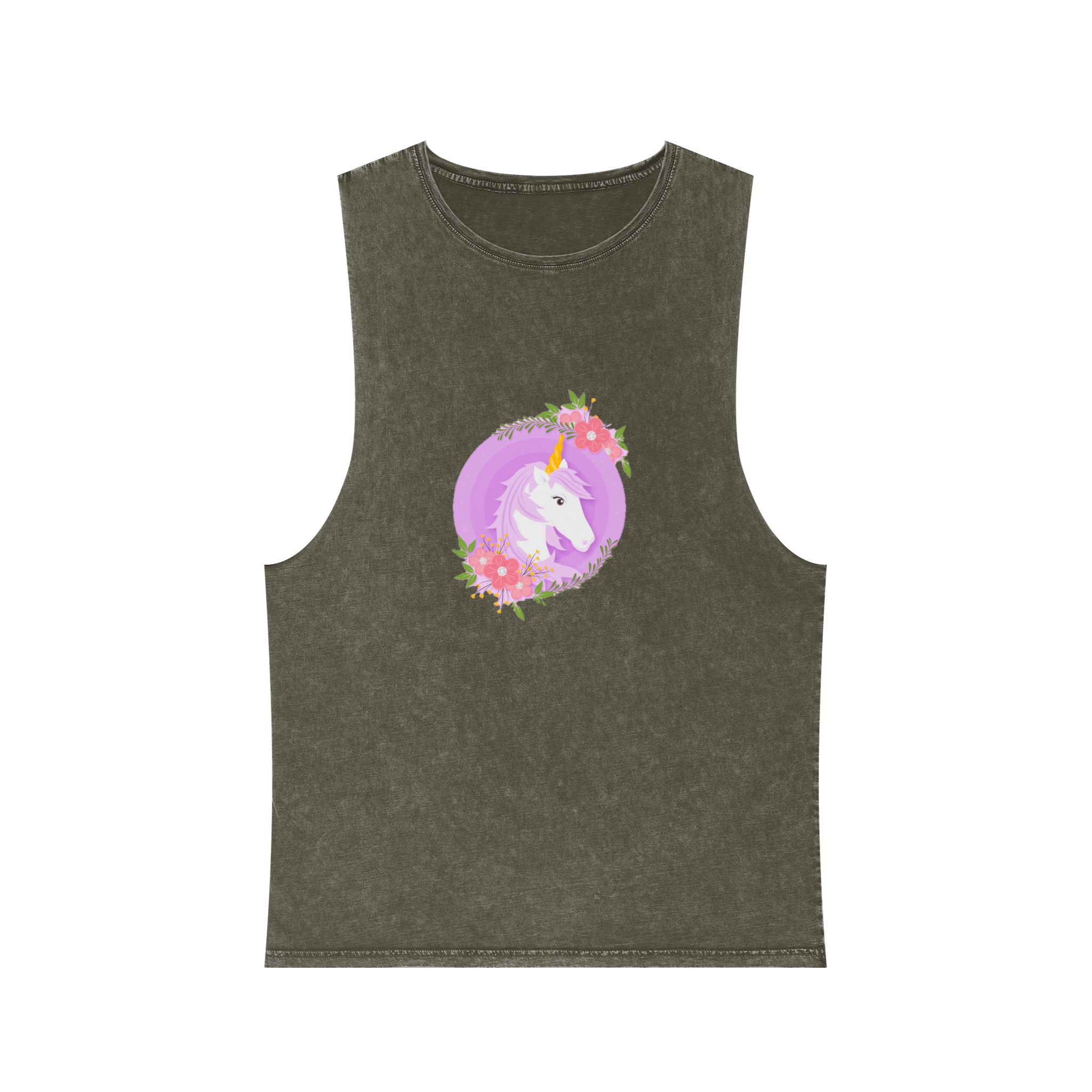 Unicorn V304 Unisex Stonewash Tank Top - Image 5