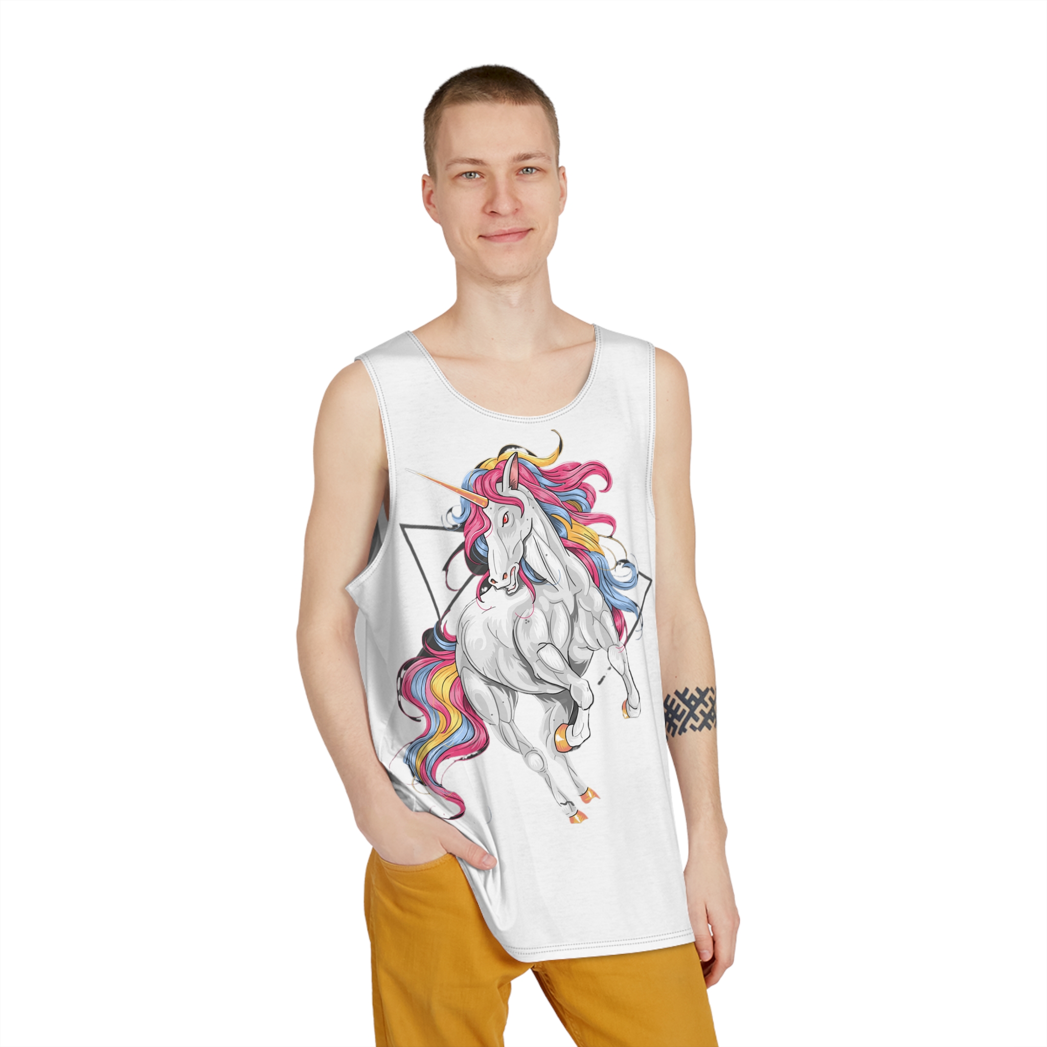 Unicorns 75 Mens Tank Aop - Image 3