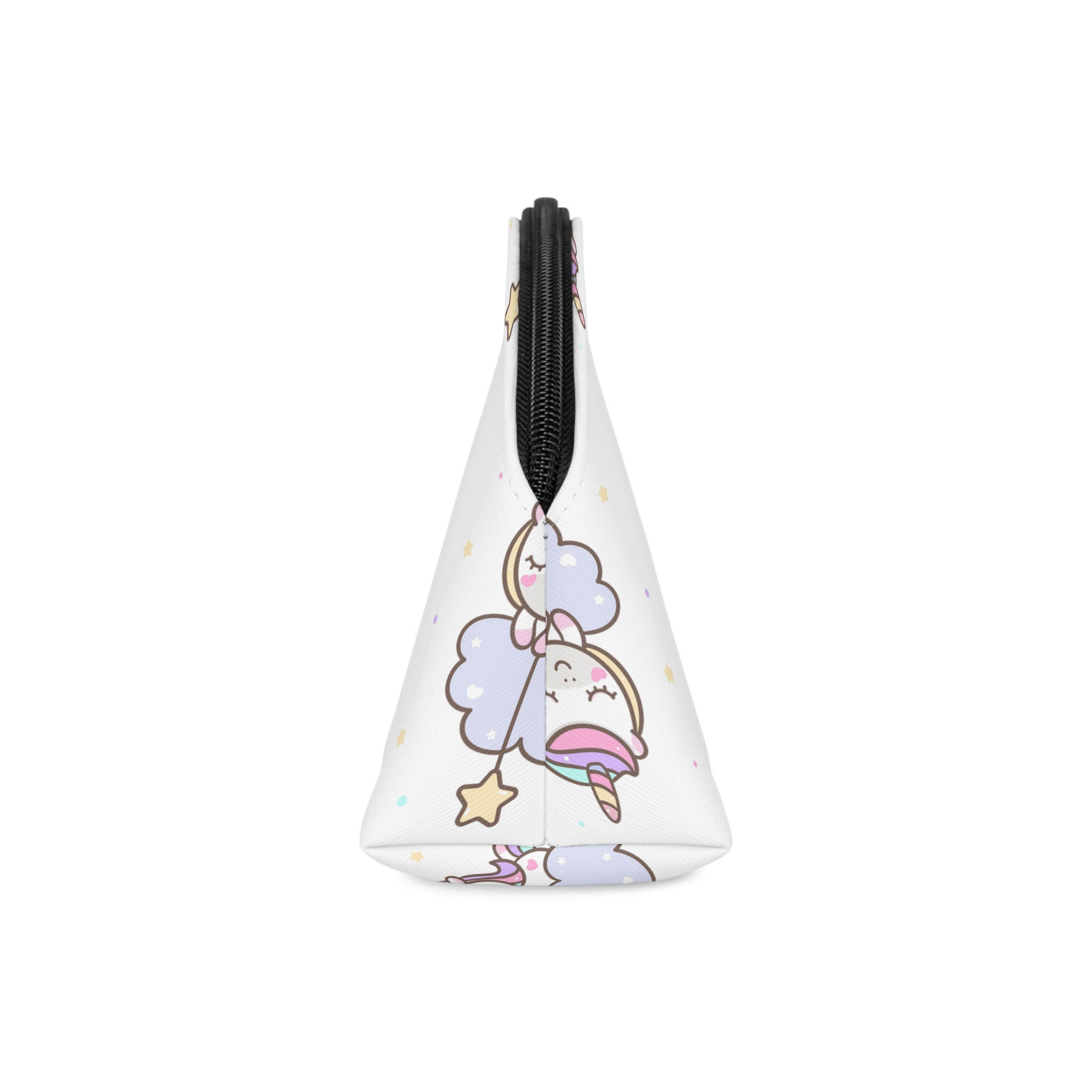 Kawaii Unicorn Vector Sleeping Cloud Makeup Bag - Image 4