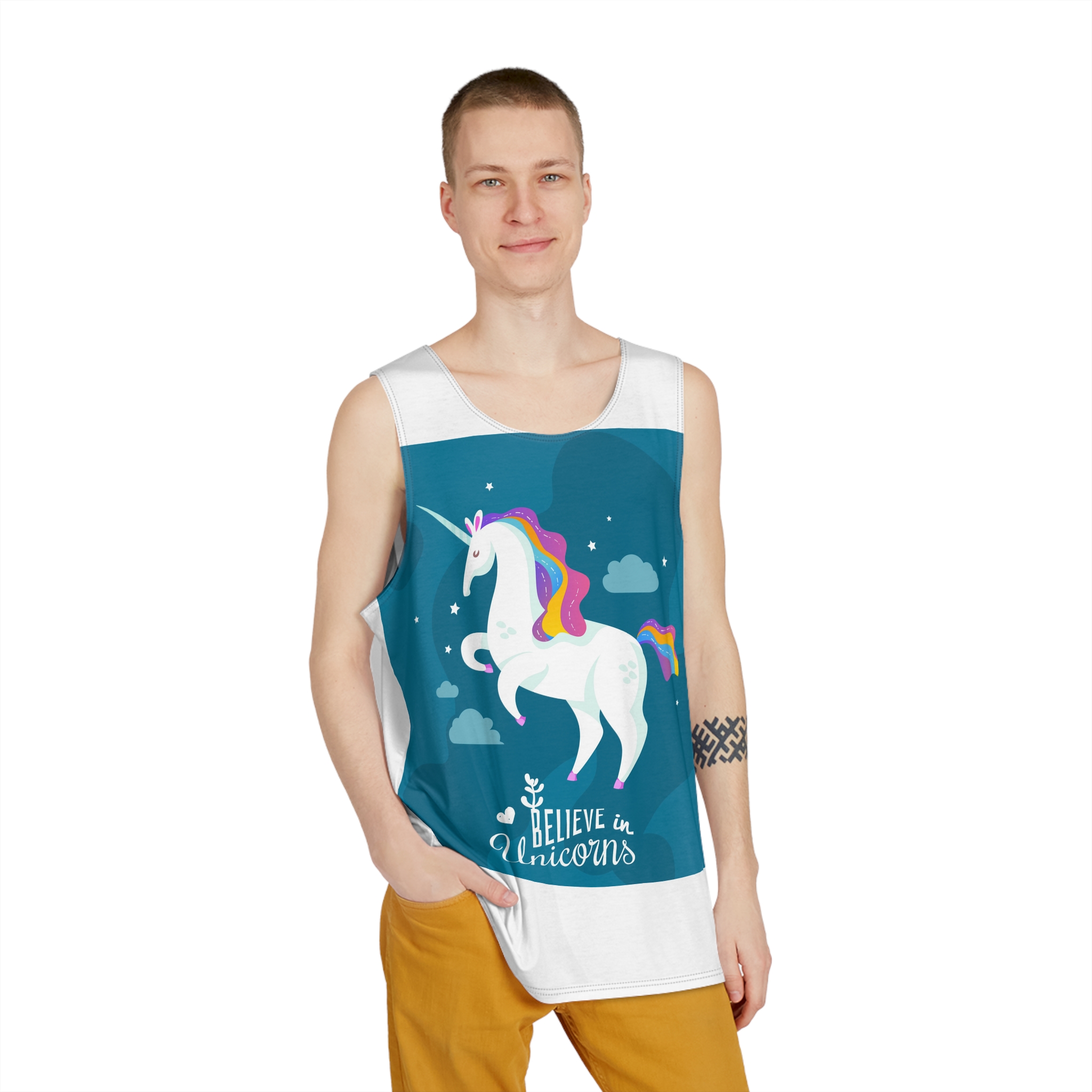 Unicorn V390 Mens Tank Aop - Image 3