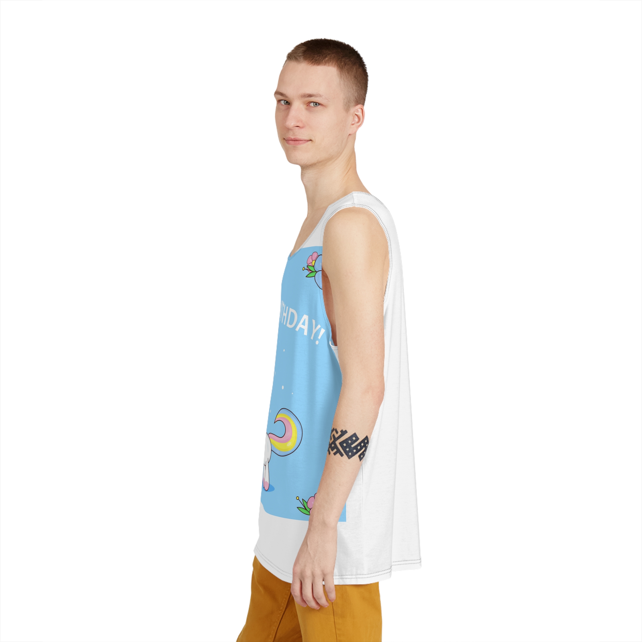 Unicorn V764 Mens Tank Aop