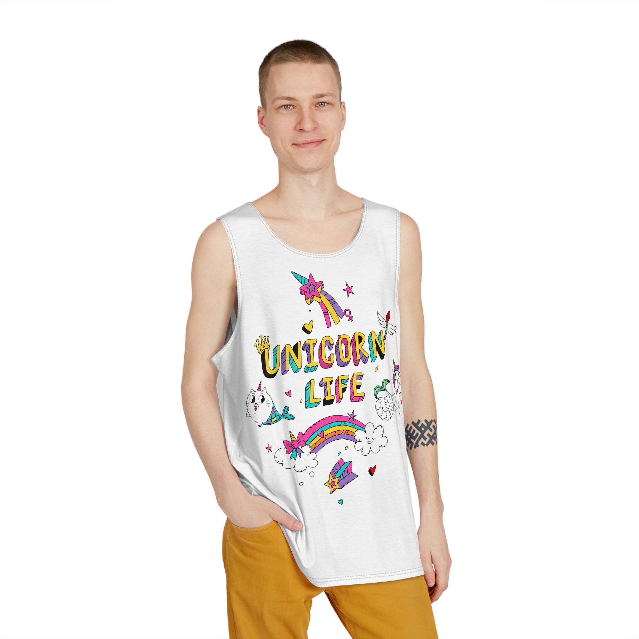 Unicorn V370 Mens Tank Aop - Image 3
