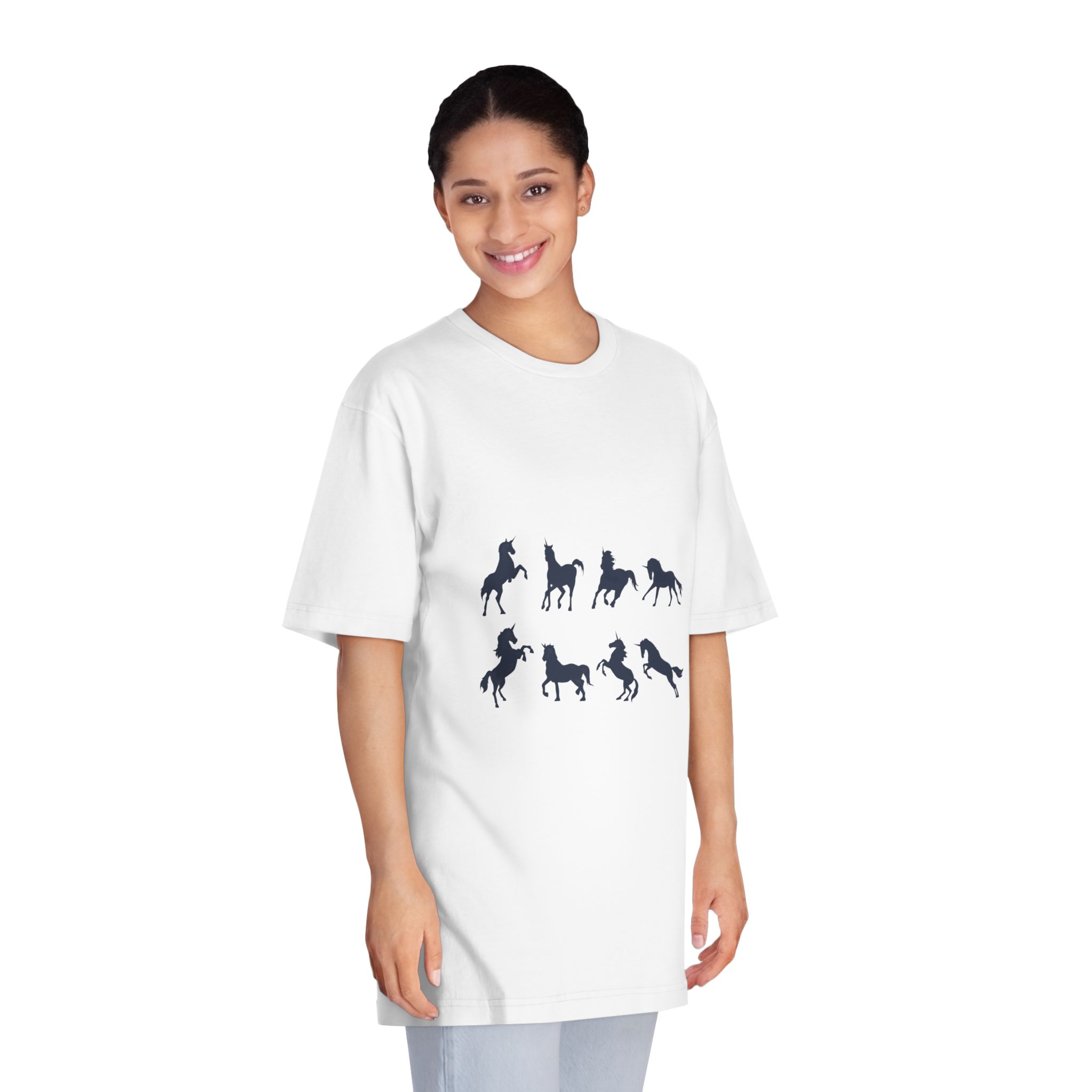 Unicorn V809 Unisex Classic Crewneck T Shirt - Image 3